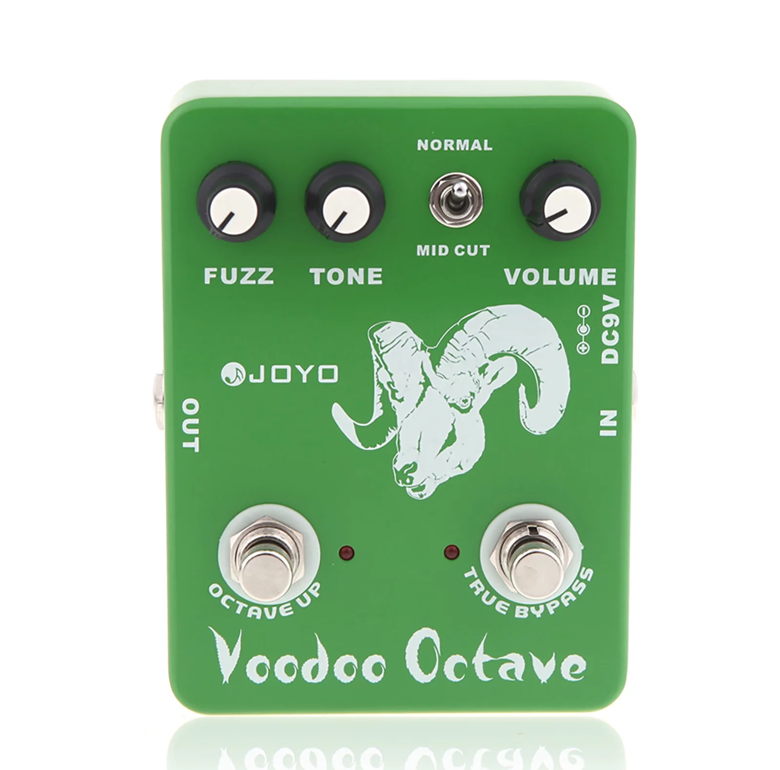 JOYO JF 12 Octave Fuzz Effect Pedal Unleash Your Guitar's Dark and Gritty Side!