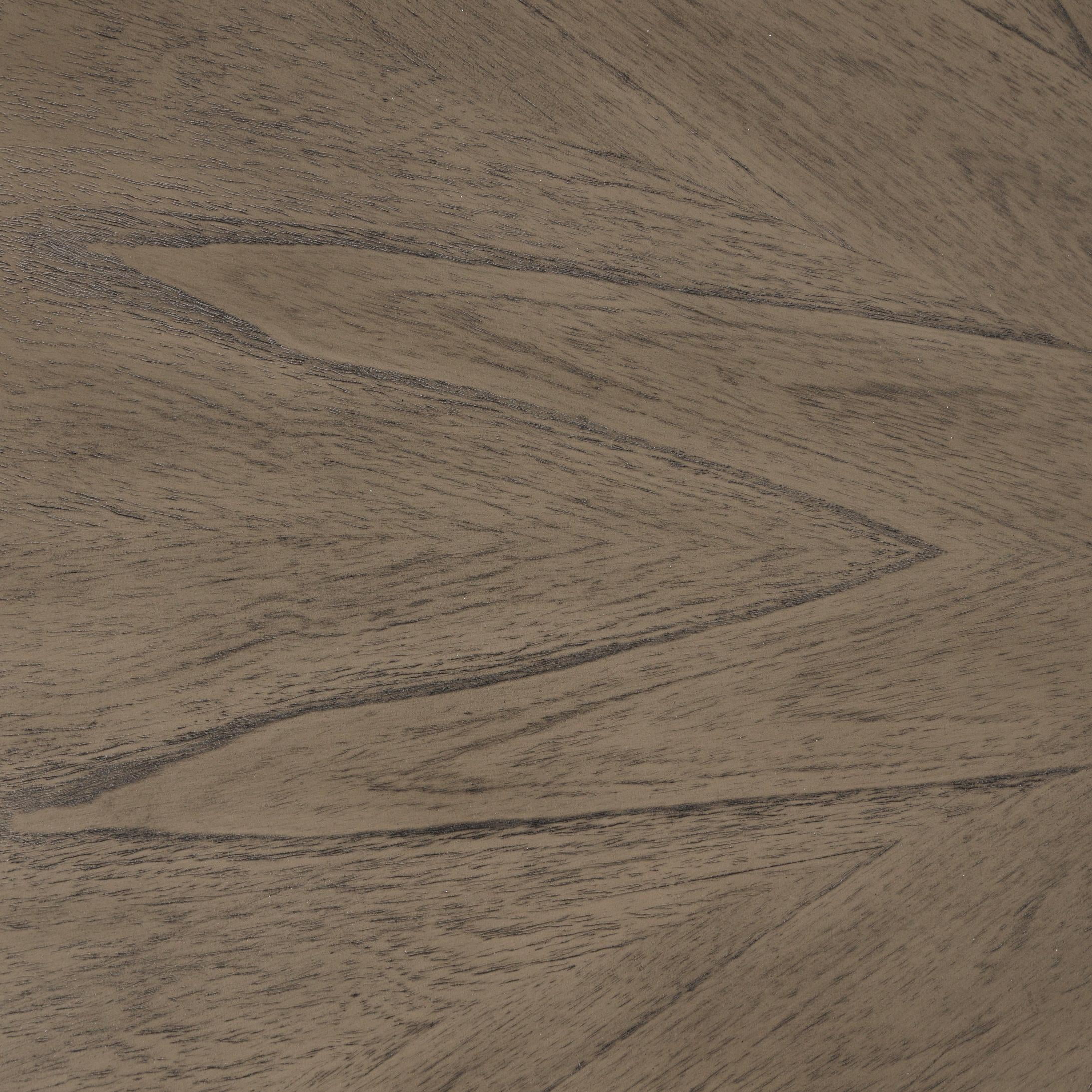 Roundhill Furniture Fasena Rectangular Trestle Dining Table, Rustic Gray and Off White Finish