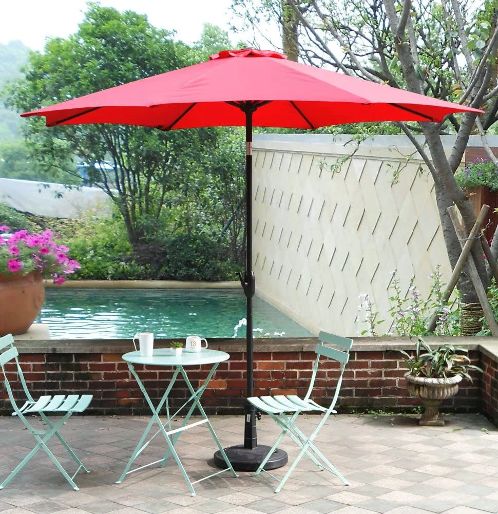 9 Ft Outdoor Patio Umbrella - Stay Shaded in Style