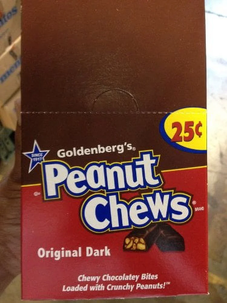 Peanut Chews Original Dark Bar .6oz (Pack of 24)