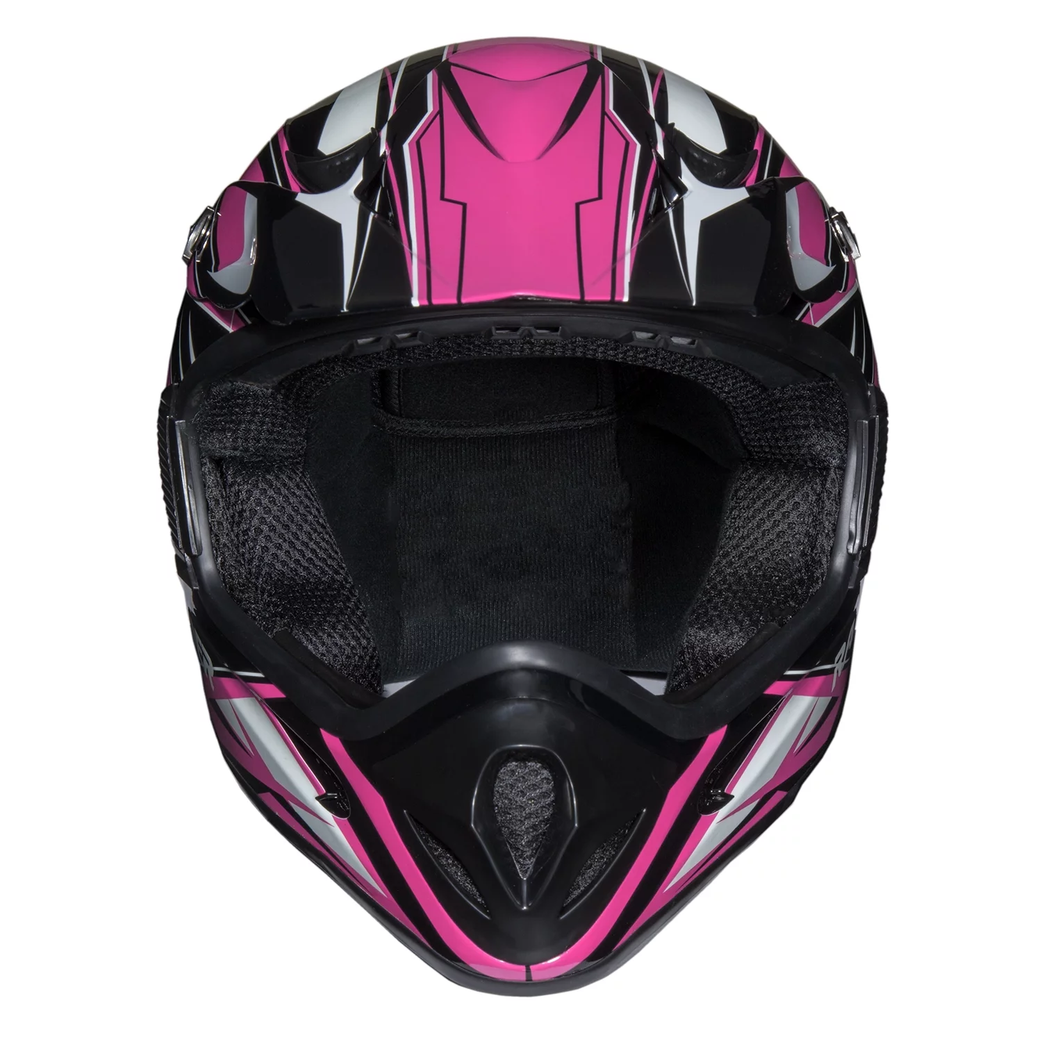 Raider Motocross RX1 Adult Dirt Bike Helmet DOT Approved - Pink - Medium