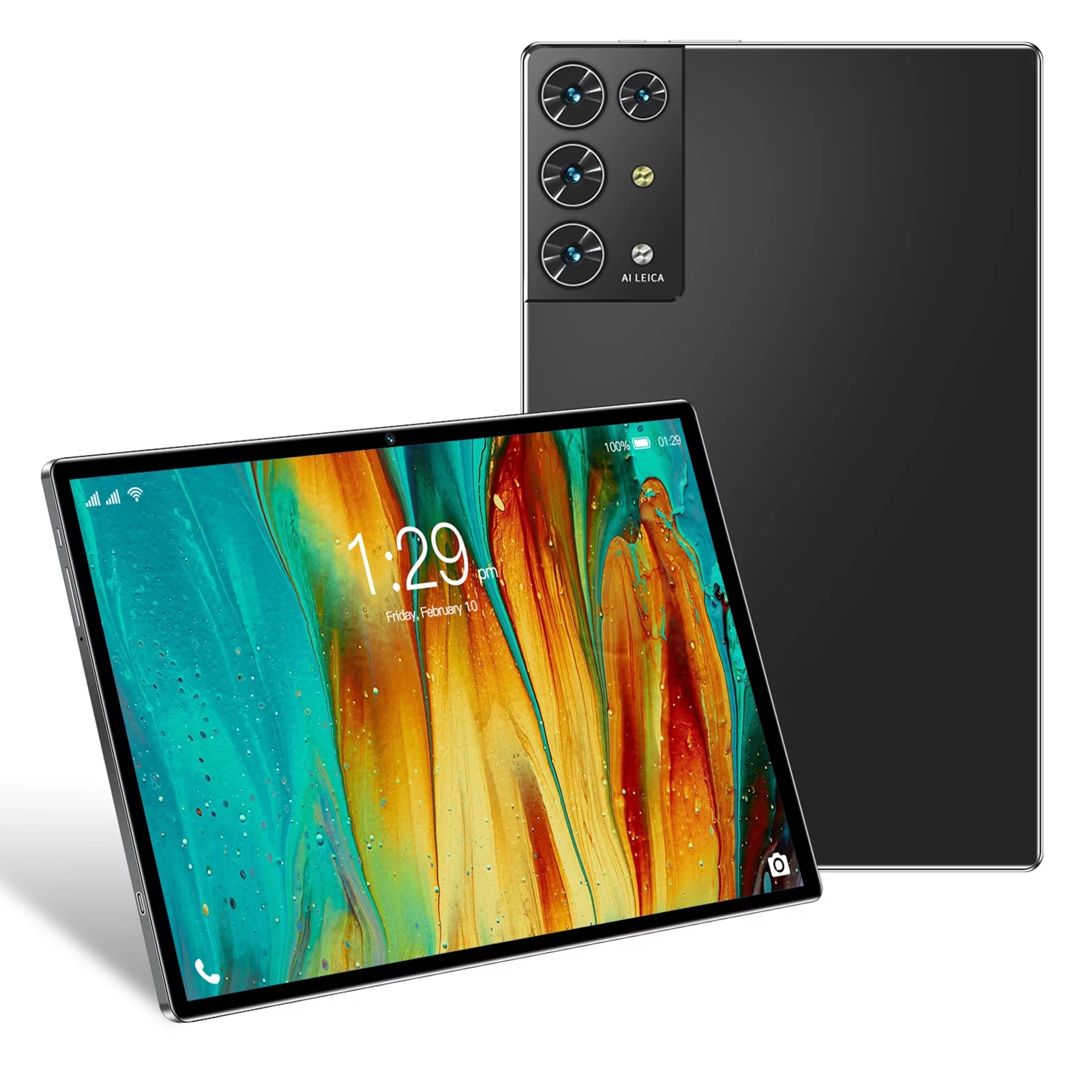 Anself Tablet 10.1 inch Screen, 5G Calling, 10 Core MTK6797 Processor, 128GB Expandable Memory, High Clear Large Screen, Tablet Computer