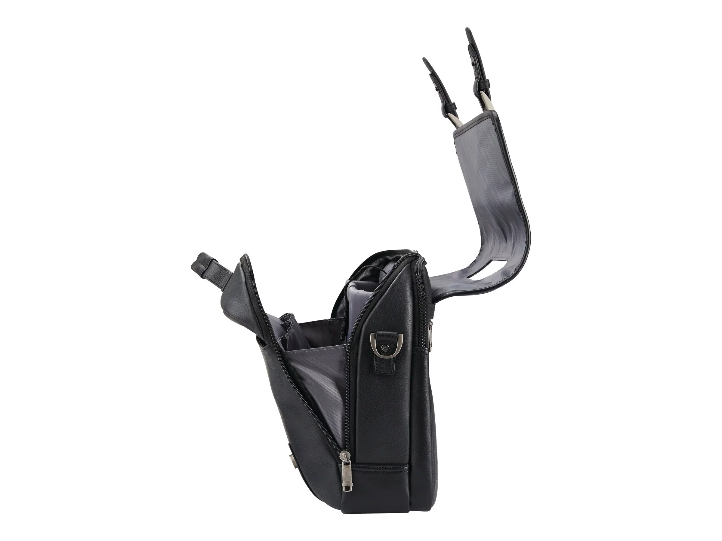 Samsonite Classic Leather Flapover - Notebook carrying case - 15.6