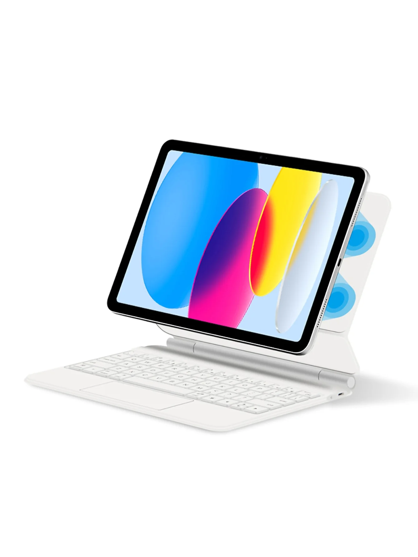 Backlight Magic Keyboard For iPad 10th Generation 10.9 inch 2022 2023 Smart Keyboards Case for ipad10 Cover Tablet Magnetic TrackPad White