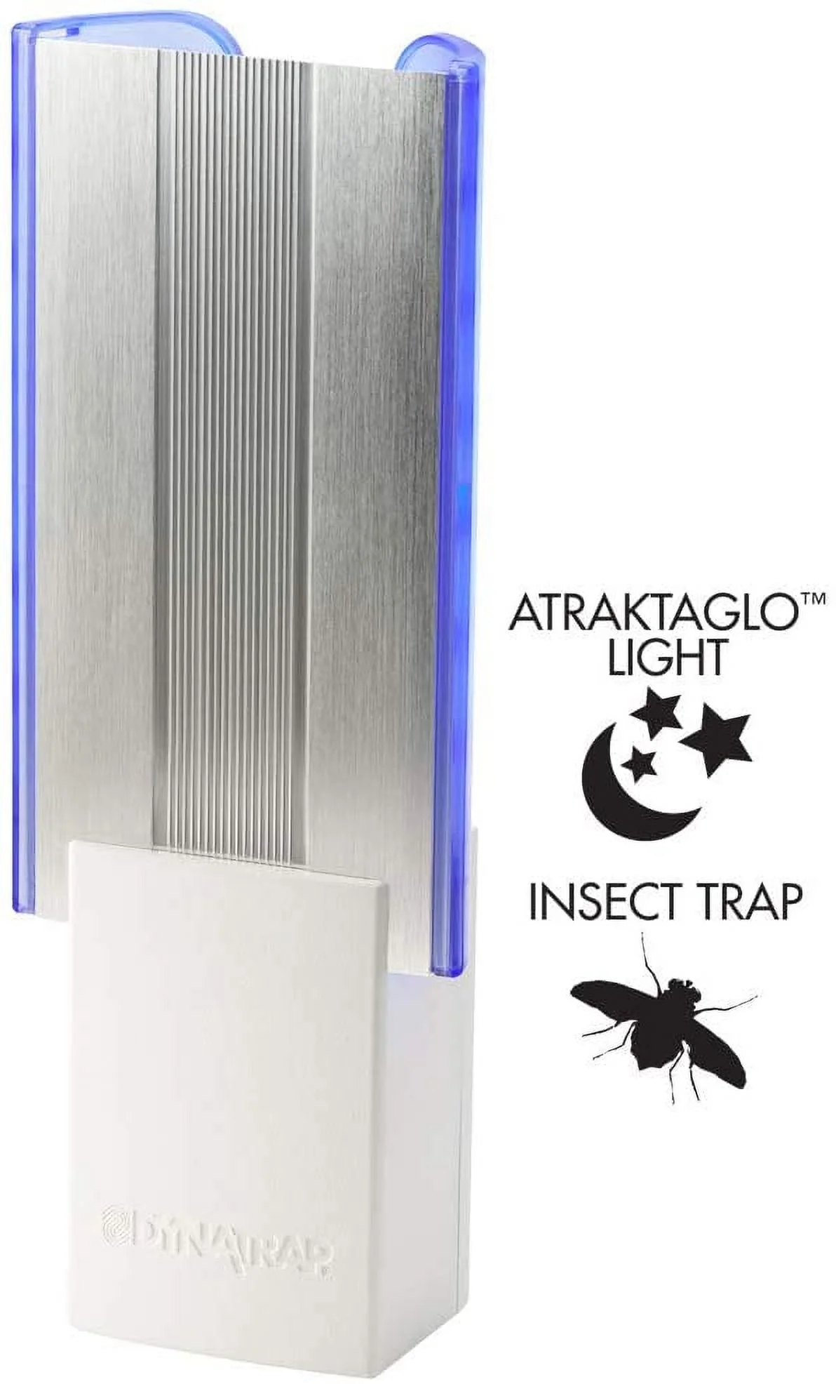 DynaTrap DT Flylight Indoor Plug-In Fly Trap for Flies, Fruit Flies, Moths, Gnats, & Other Flying Insects Protects up to 600 Sq Ft White Trap Trap