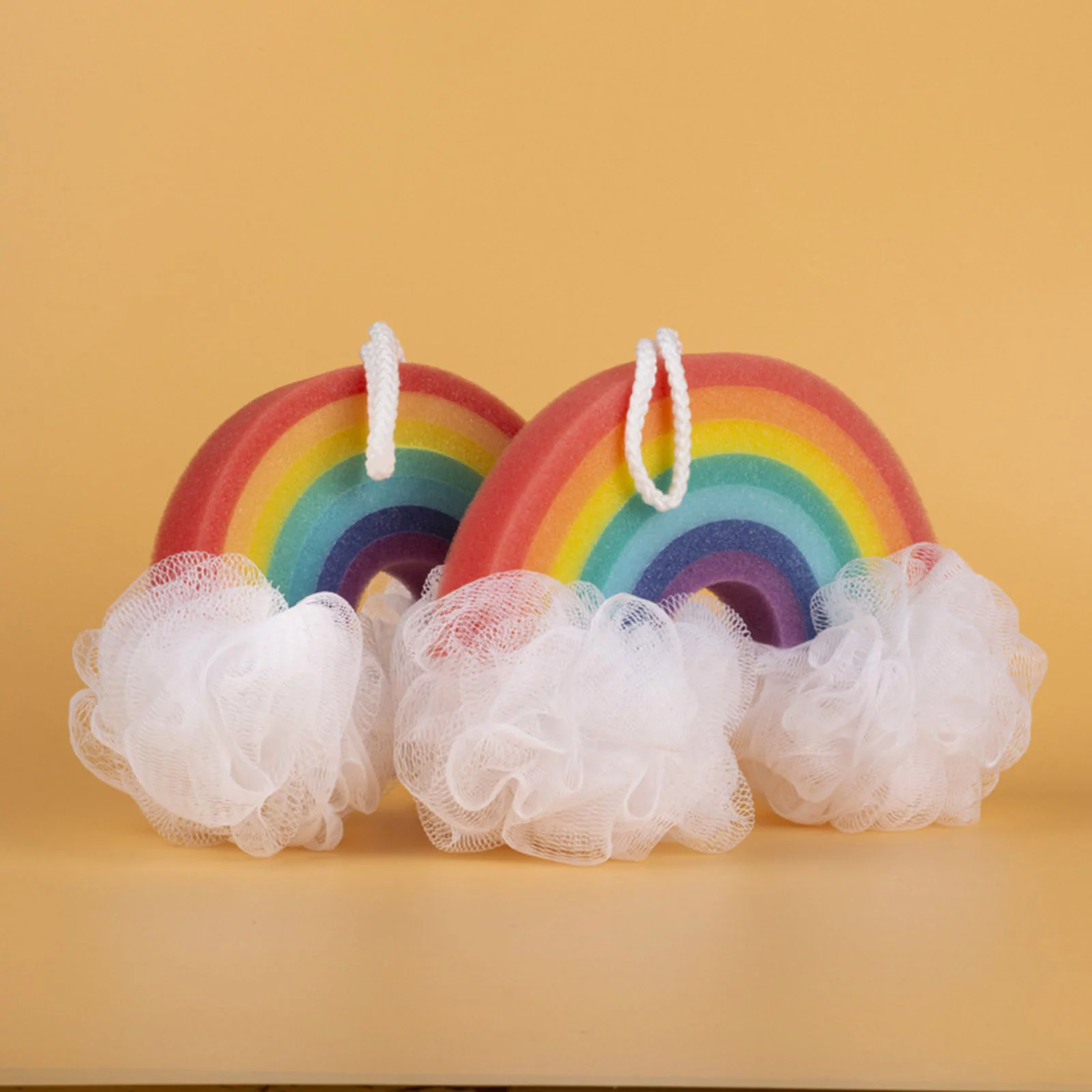 Puffs plus Lotion Tissues Soft Pack Bath Sponge Sponges Shower Baby Rainbow Kids Cloads Body Cleaner Loofah Mesh Natural