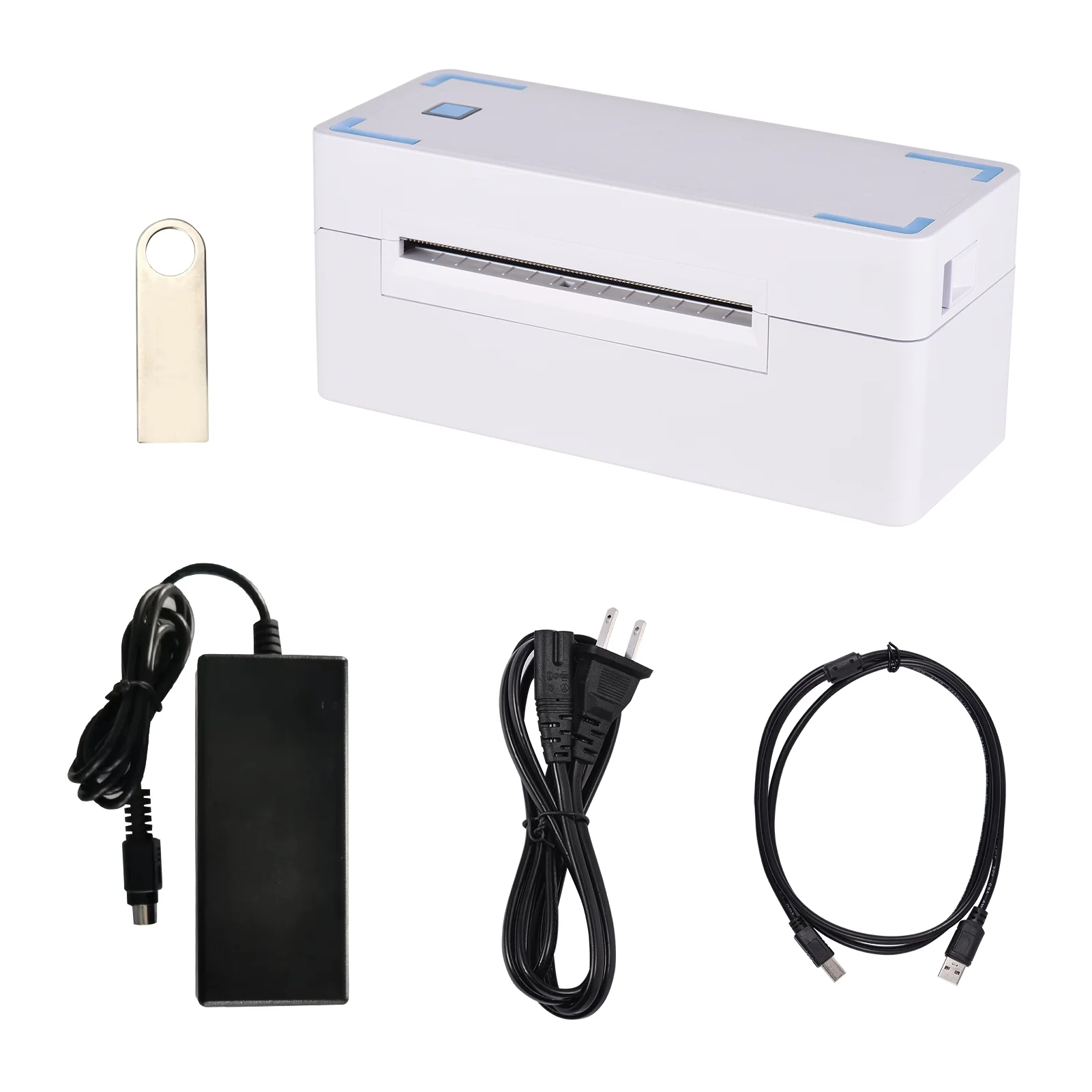 Tomshine Thermal Shipping Label Printer 4 Inch Desktop Express Barcode Label Sticker Maker 4x6 Portable USB&BT Wireless Connection Max. 80mm Paper Width 180mm/s High Speed Support Windows System ESC