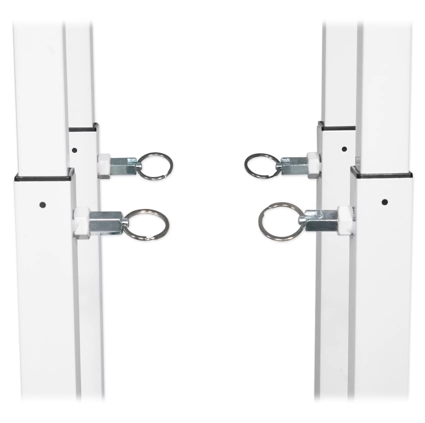 (2) Rockville Totem Style Speaker Stands+Black+White Scrims+Facade+Par Lights