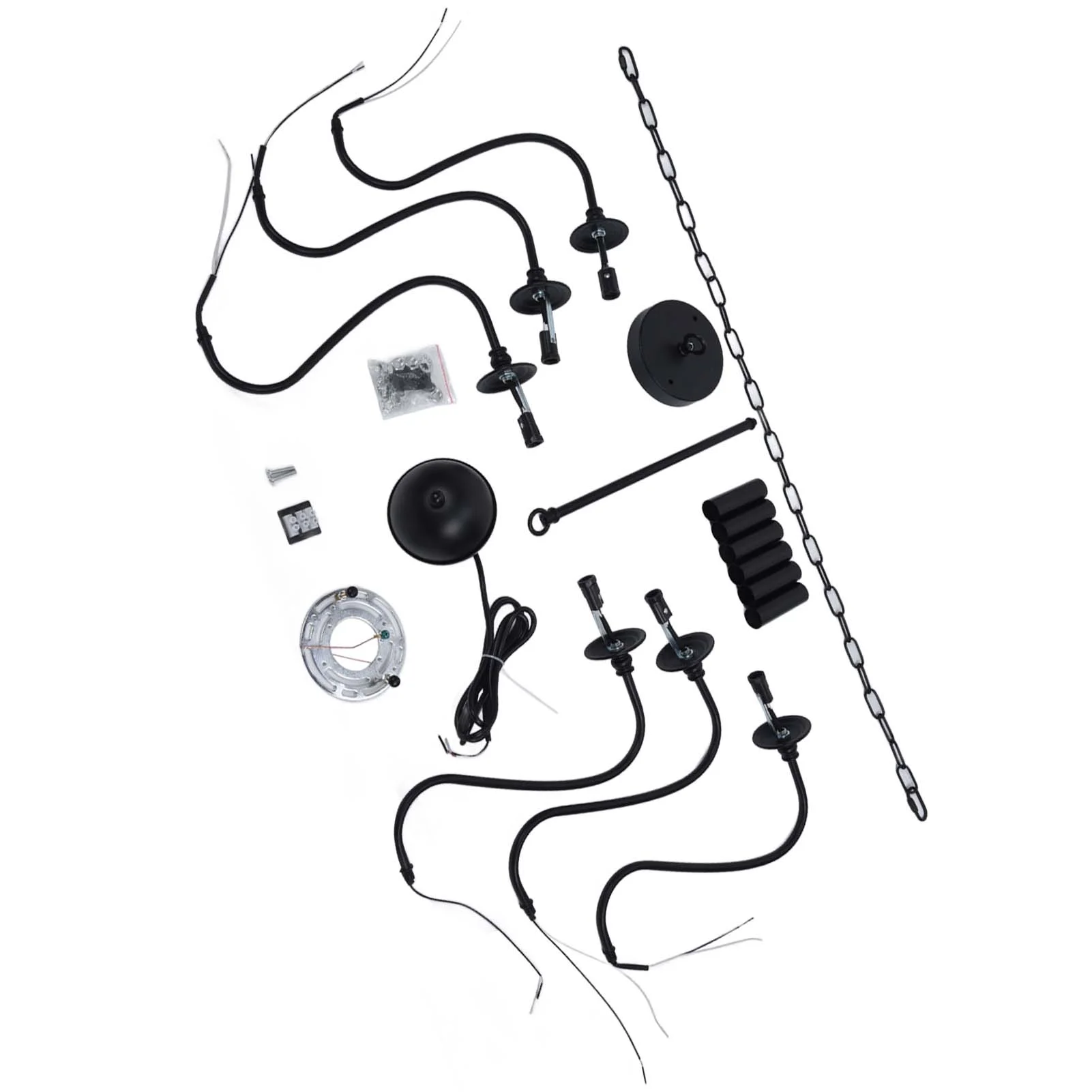 6 Light Vintage Chandeliers Nordic Modern Style Candle Style Chandelier for Living Room Dining Room Farmhouse 85?265V