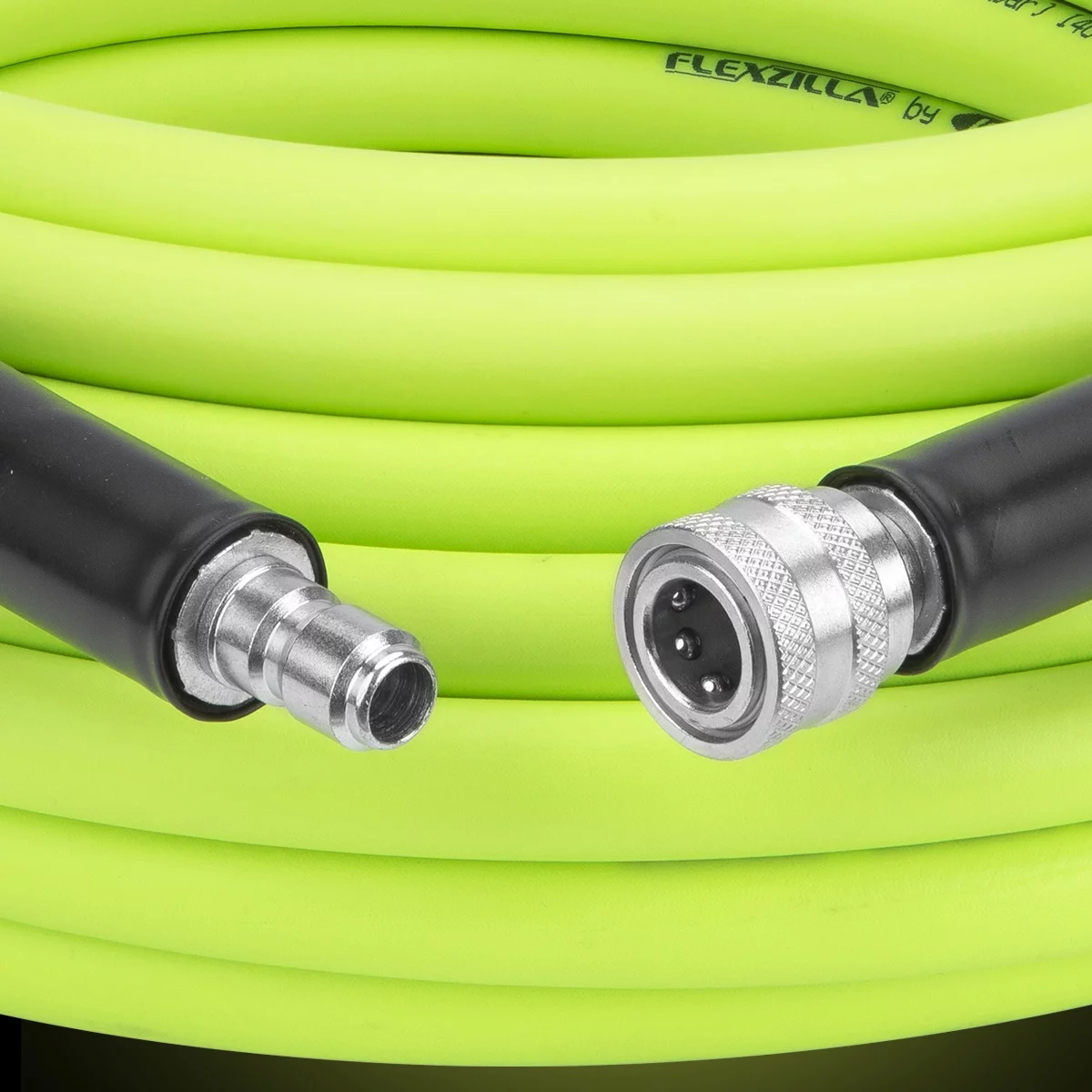 Flexzilla® Pressure Washer Hose, 3/8 in. x 50 ft., 4200 PSI, Integrated Quick Connect Fittings, ZillaGreen®