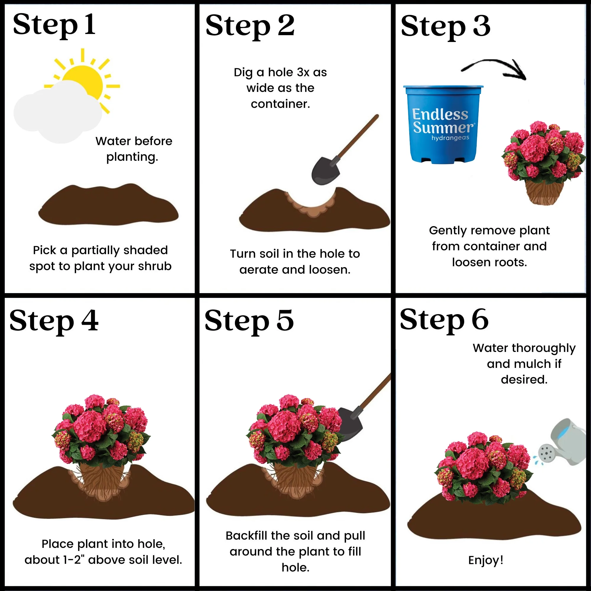 Endless Summer Hydrangea Summer Crush Live Shrub (5 Gallon)