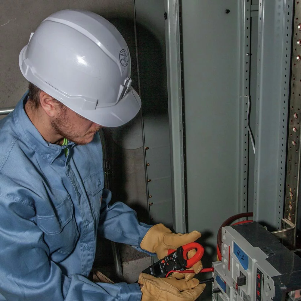 Klein Tools 60100 Non-Vented Cap Style Hard Hat - White