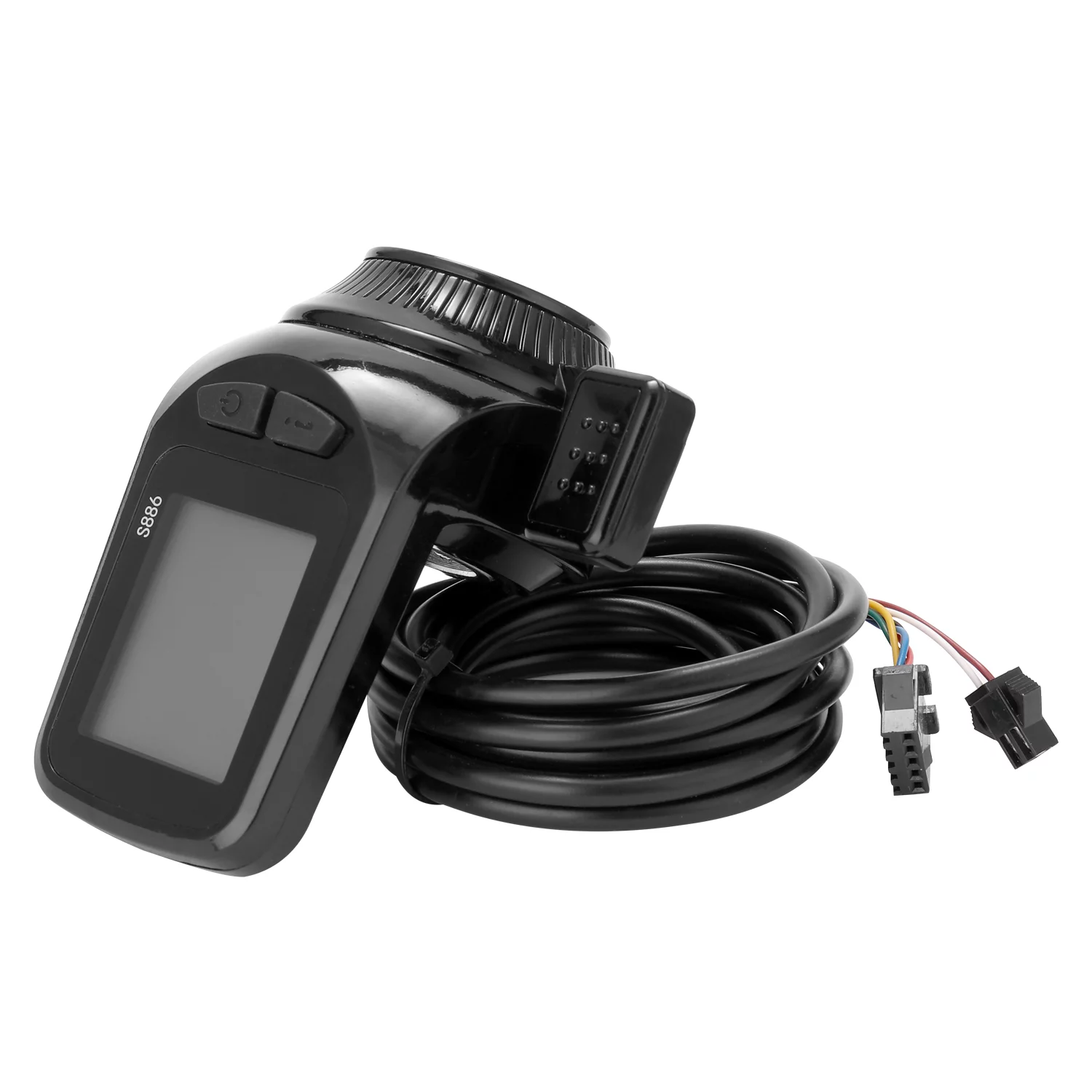 ammoon Brushless Controller Kit for Electric Bicycles and Scooters 36V 60V 350W Motor Controller with LCD Display Panel and Thumb Throttle