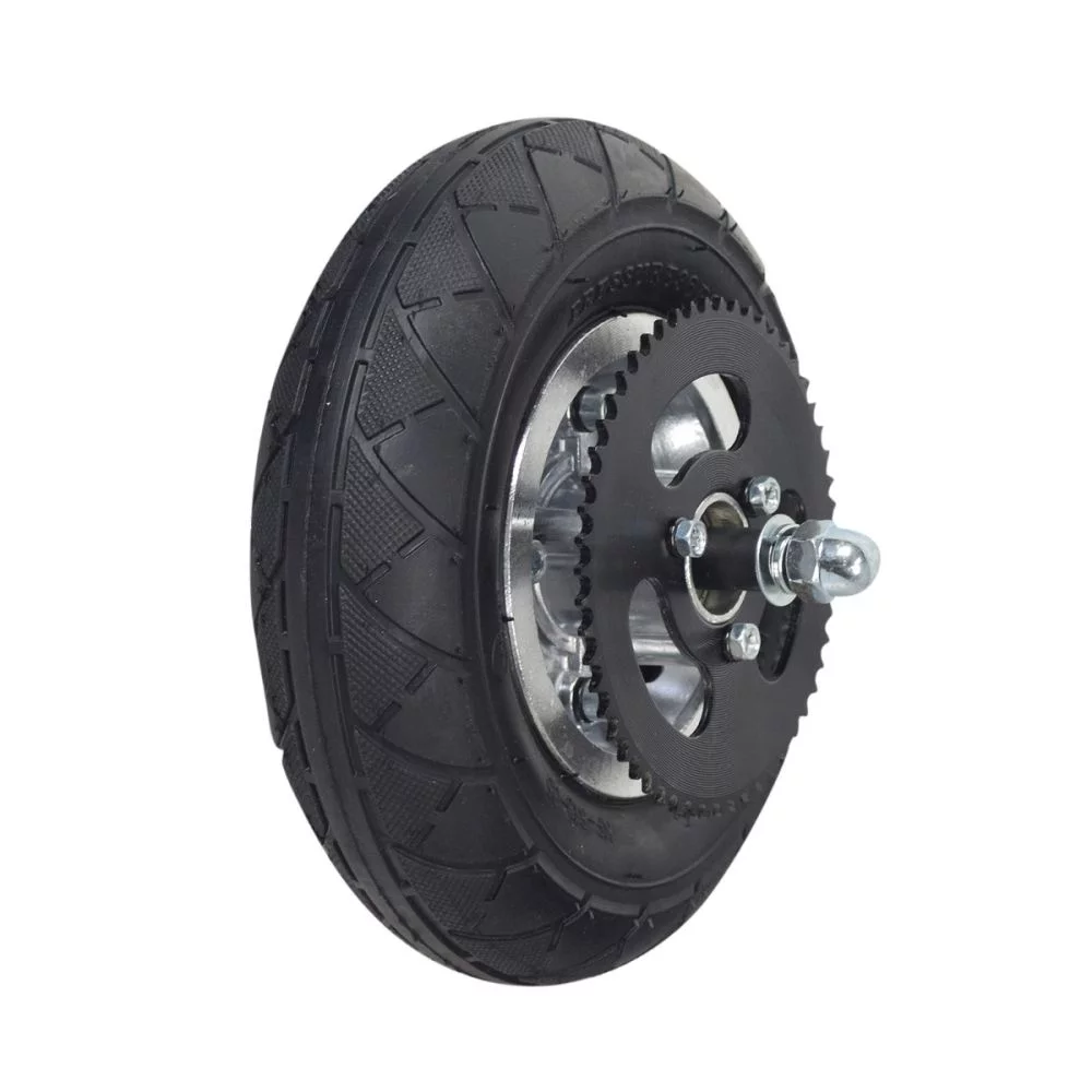 AlveyTech Replacement 200x50 Front Wheel Assembly for the Razor Crazy Cart (Versions 5 and Up)