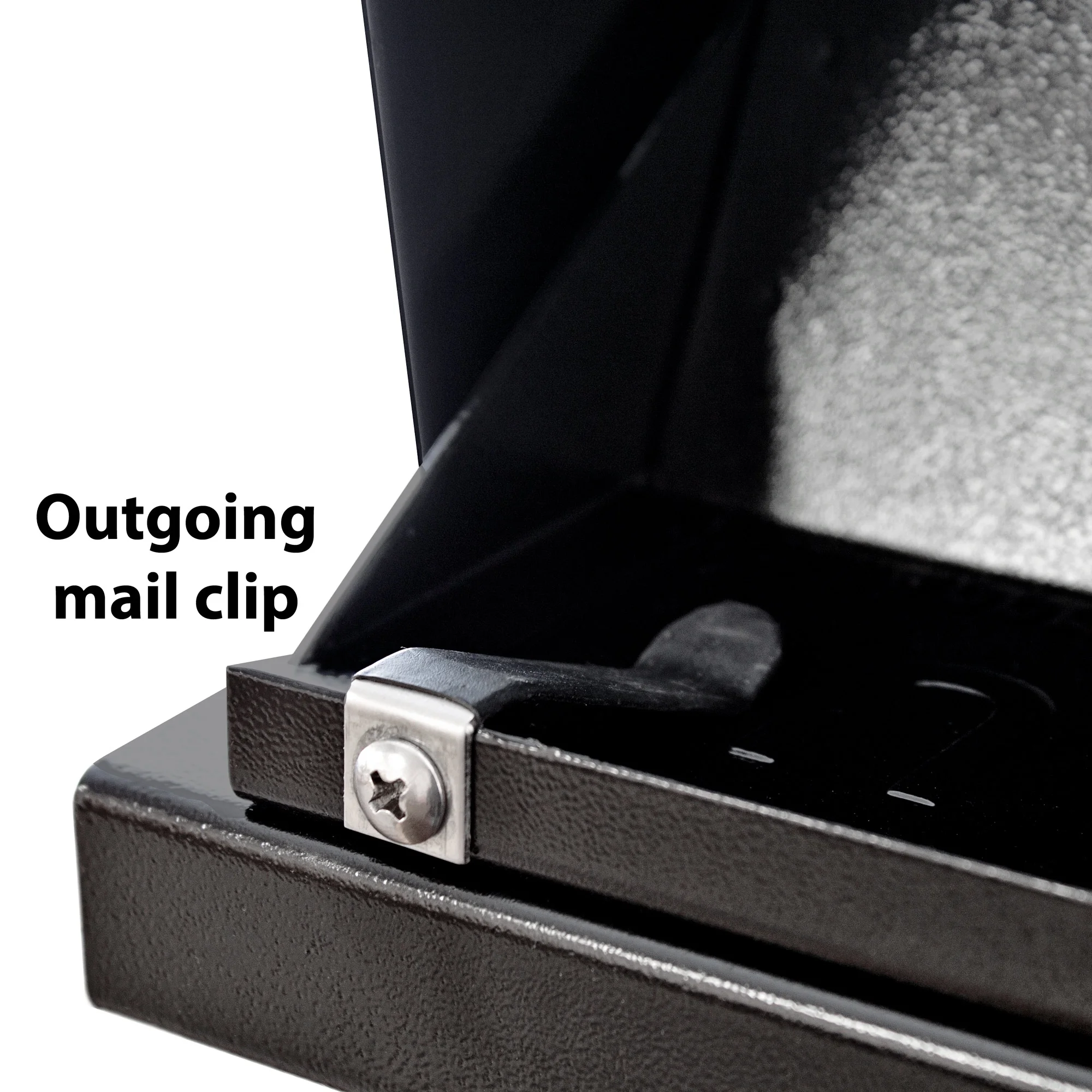 Mail Boss Mail Manager Locking Large Mailbox, Black / Granite