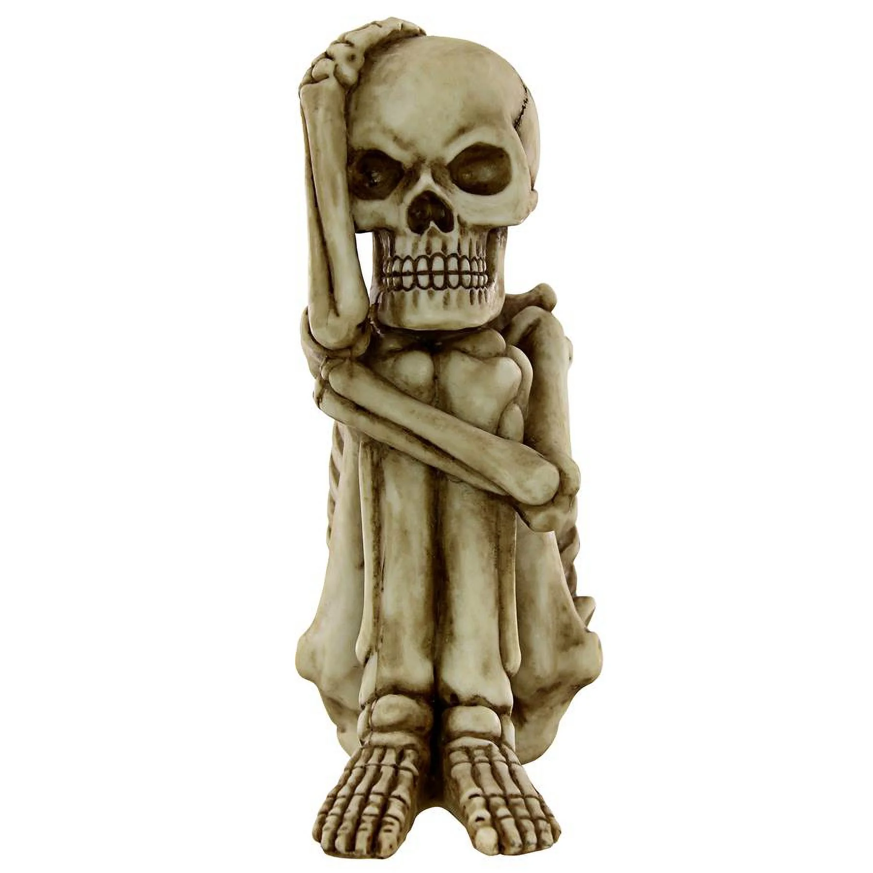 Design Toscano Mr. Bone Jangles Skeleton Sitter Statues: Set of Two