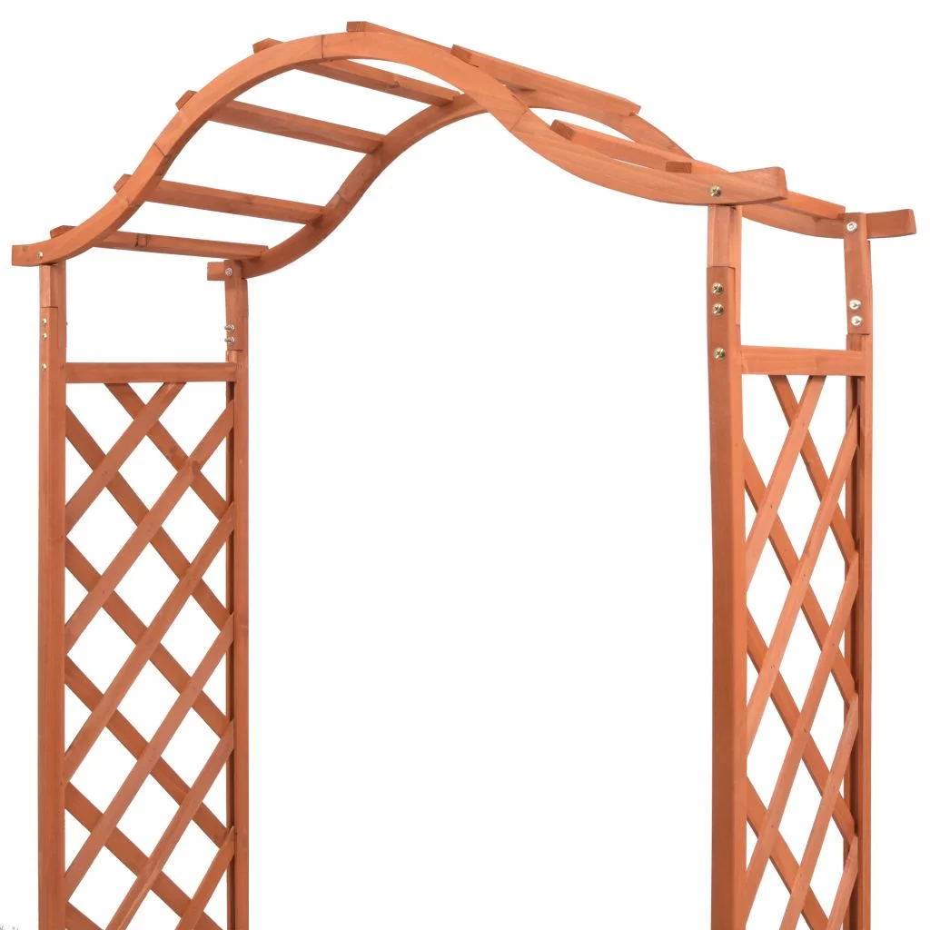 Trellis Rose Arch with Planters 70.9
