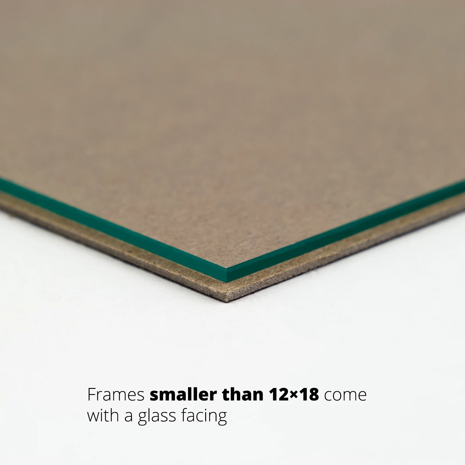 Craig Frames Bauhaus 125, 4x10 inch Picture Frame, Brown Wood Grain