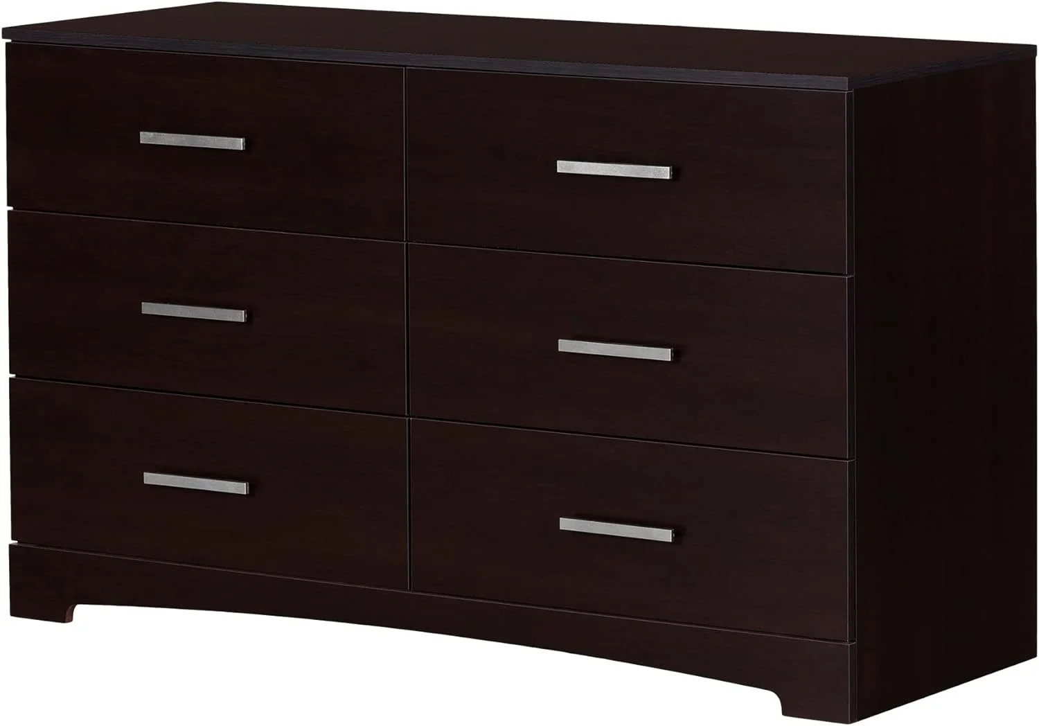 Gramercy 6-Drawer Double Dresser, Chocolate