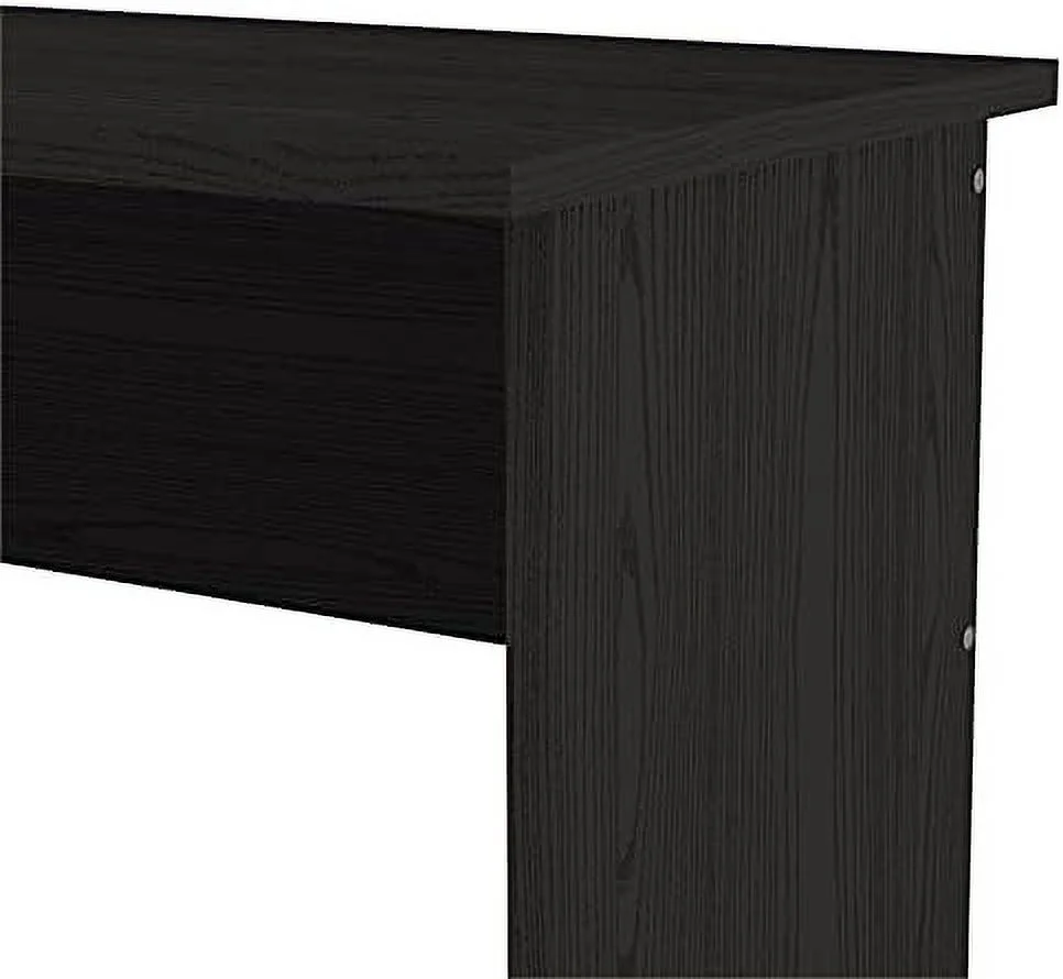 CKPFVY   Black Woodgrain Whitman Desk with 3 Drawers