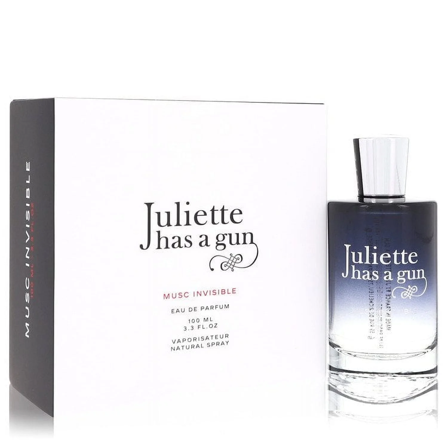 Musc Invisible by Juliette Has A Gun Eau De Parfum Spray 3.3 oz Pack of 2