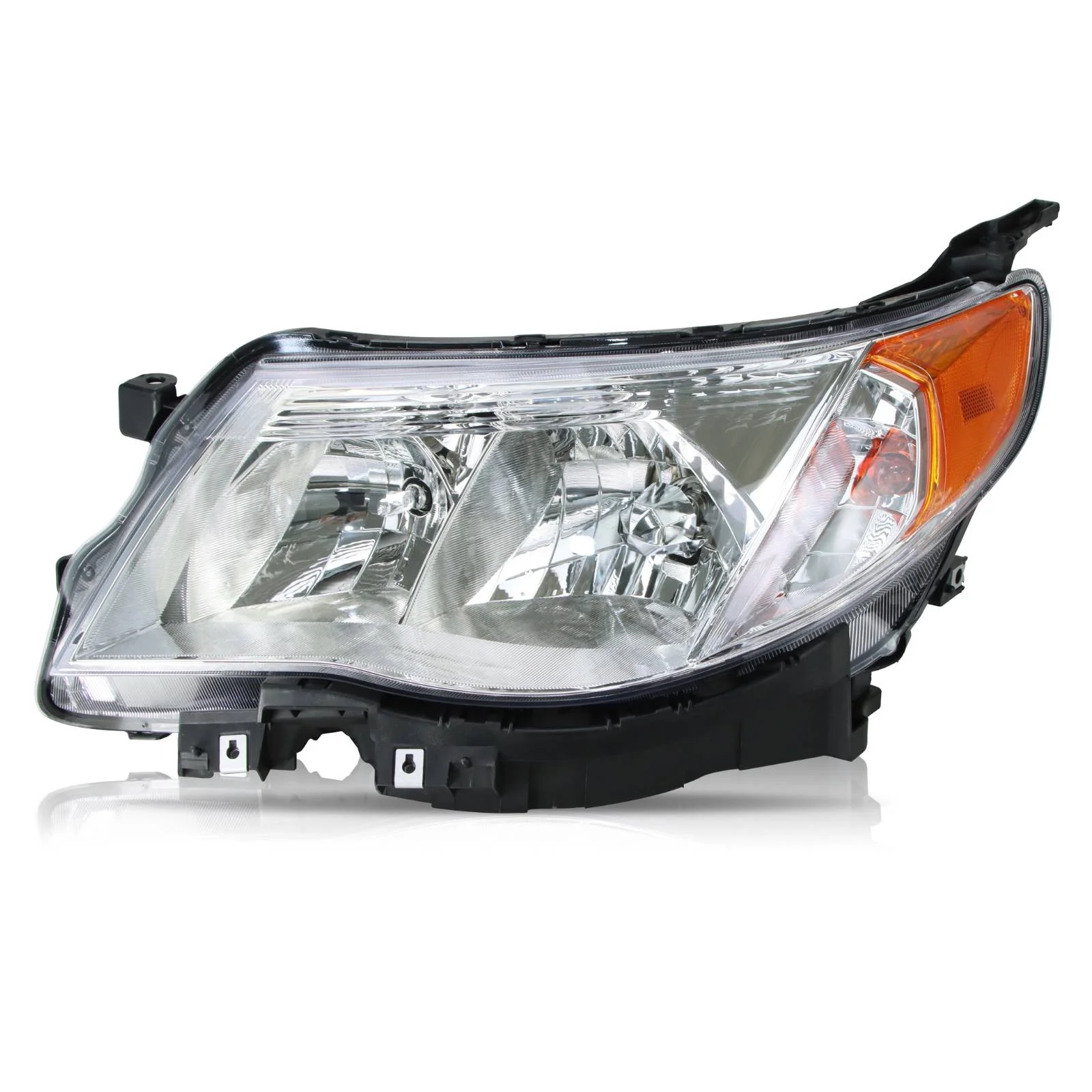 Teledu 1 Left Headlight Assembly for 09-13 Subaru Forester Driver Side Chrome Housing