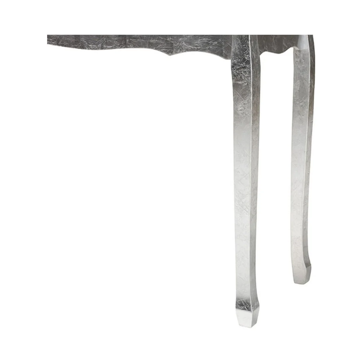 Baxton Studio Newton Classic and Traditional Silver Finsihed Wood 2-Drawer Console Table