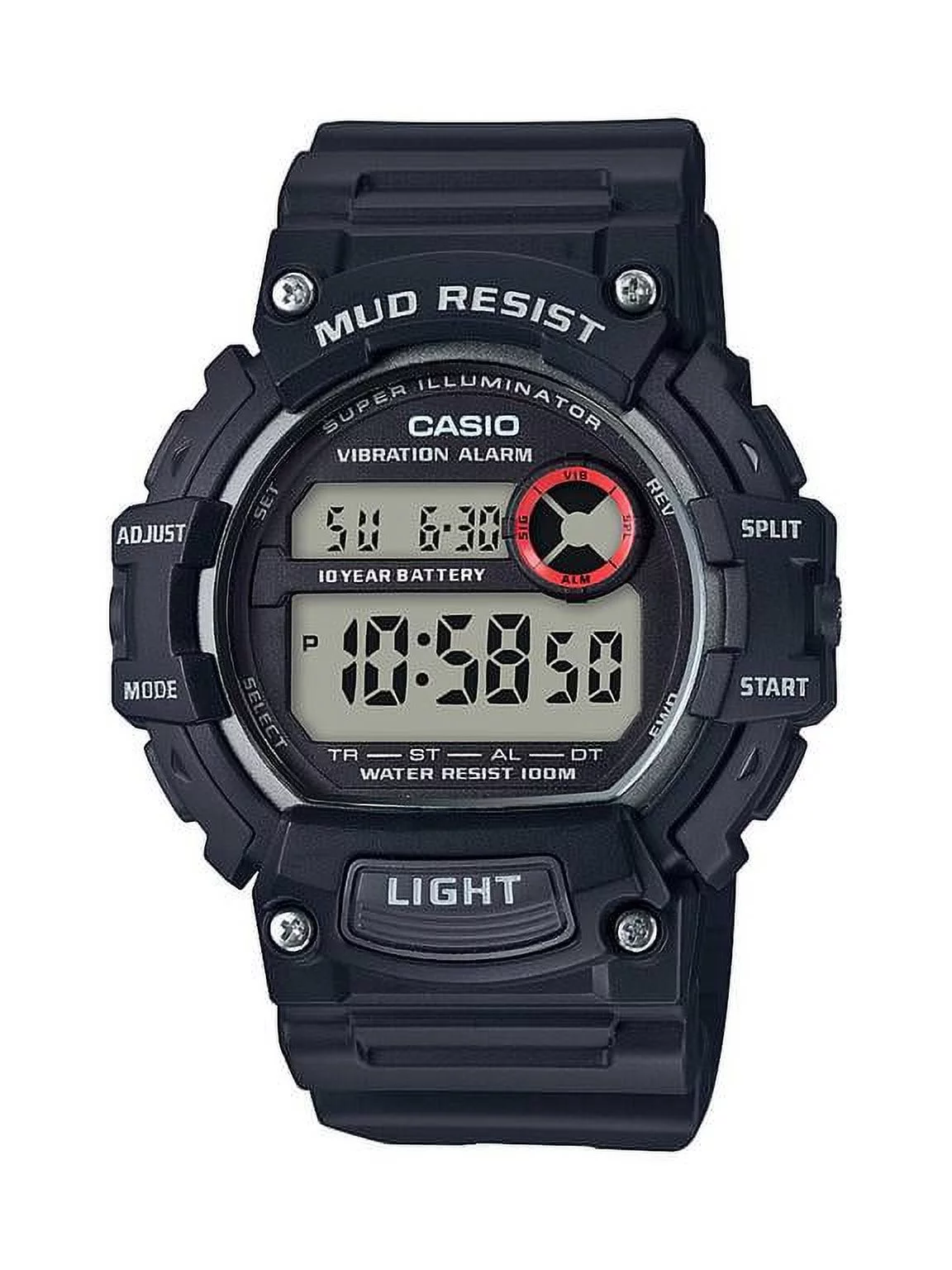 Casio Men's Mud-Resistant Sport Watch, Black - TRT-110H-1AVCF
