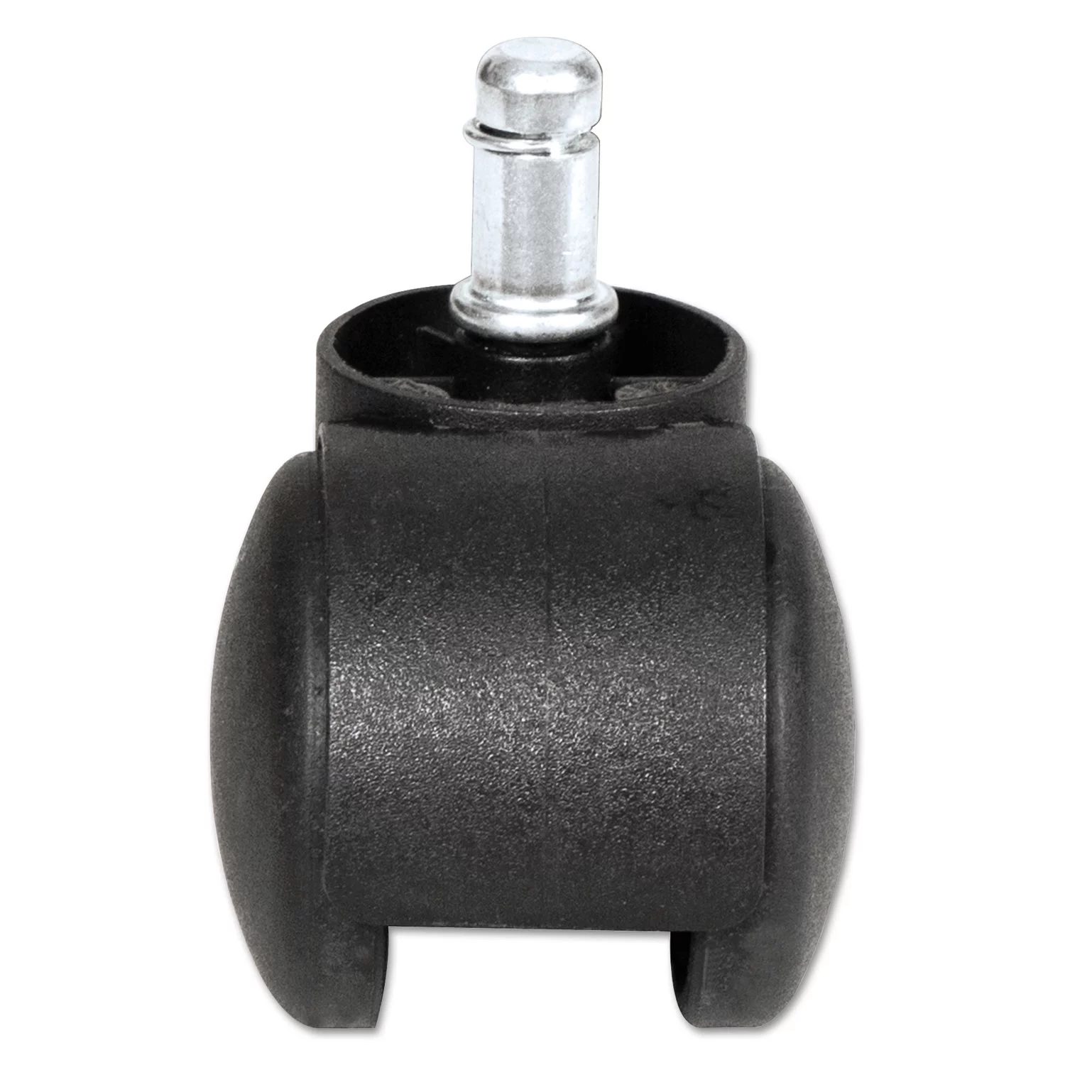 1PC Alera Dual Wheel Hooded Casters, Grip Ring Type B Stem, 1.5\\