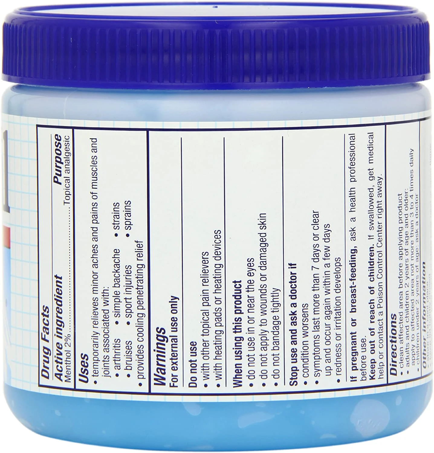 Mineral Ice Therapeutic Pain Relieving Gel, 16-Ounce Jars (Pack of 2)