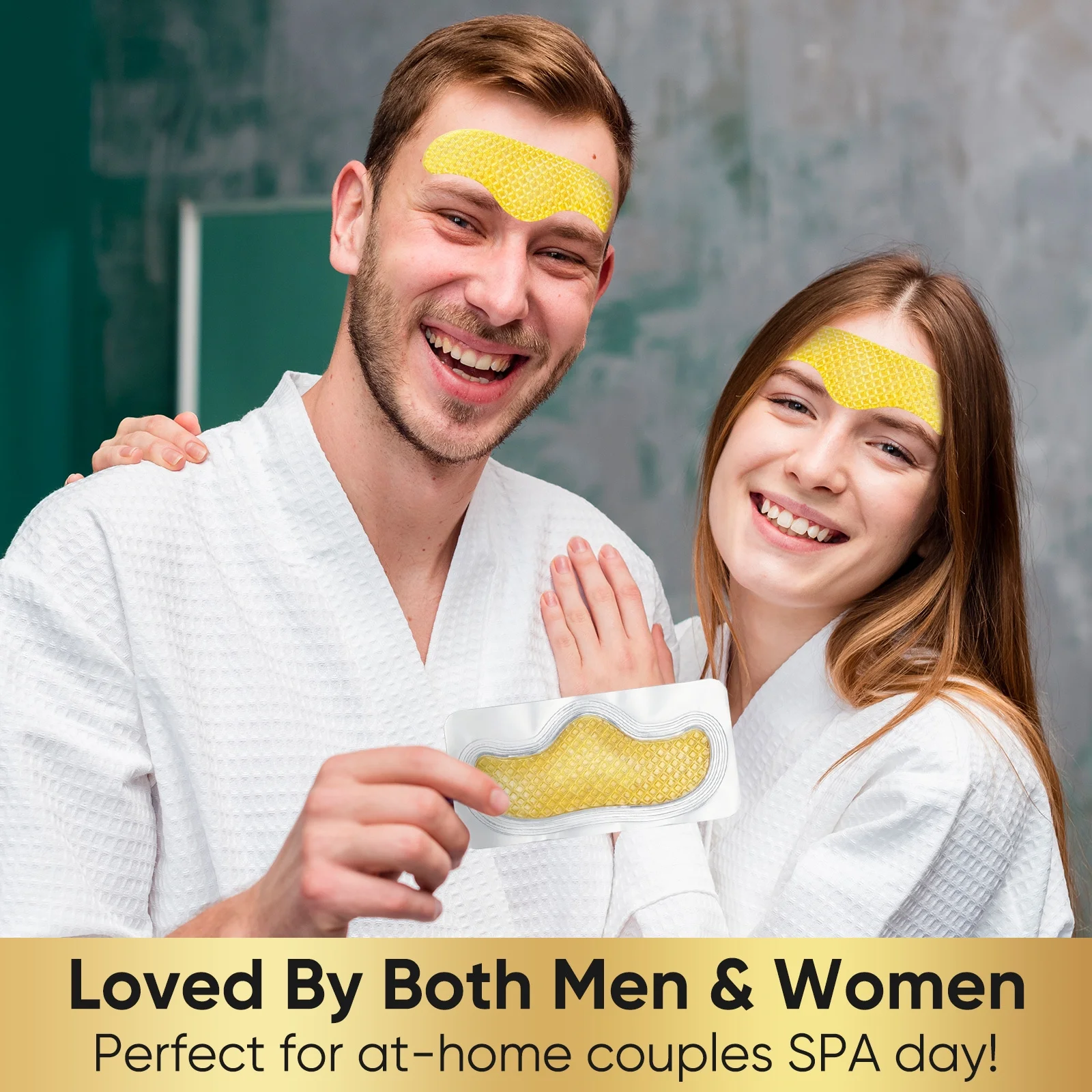 Forehead Anti-Wrinkle Patch, 10 PCS Collagen Forehead Lines Mask Forehead Frown Wrinkles Pads T-Zone Patches Smooth Forehead Strips Moisturizing Patches