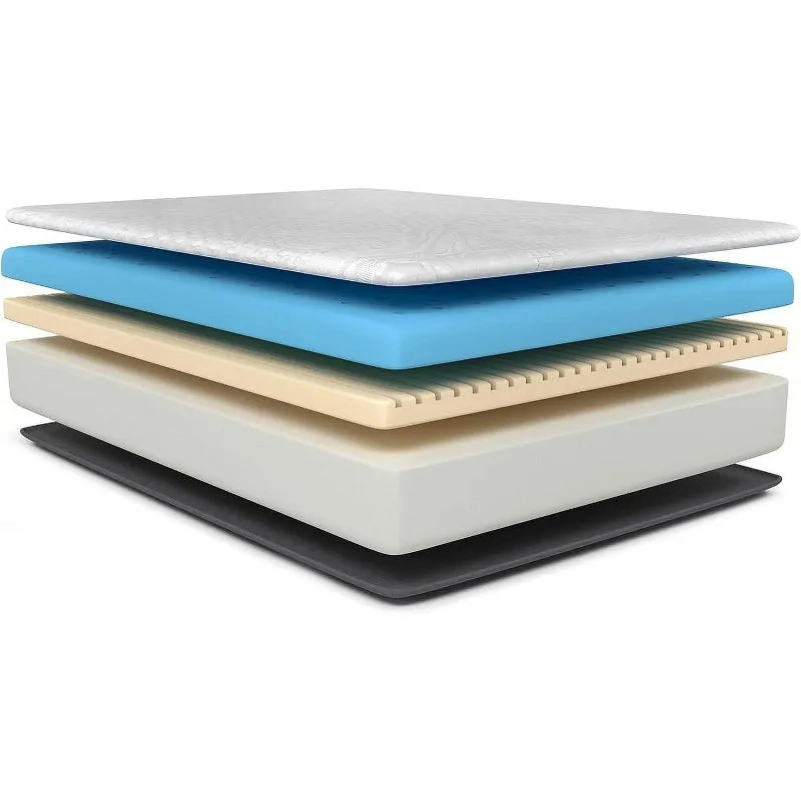 Queen Mattress America Revive Gel Memory Foam Mattress Fiberglass Free, 12 Inch , Queen