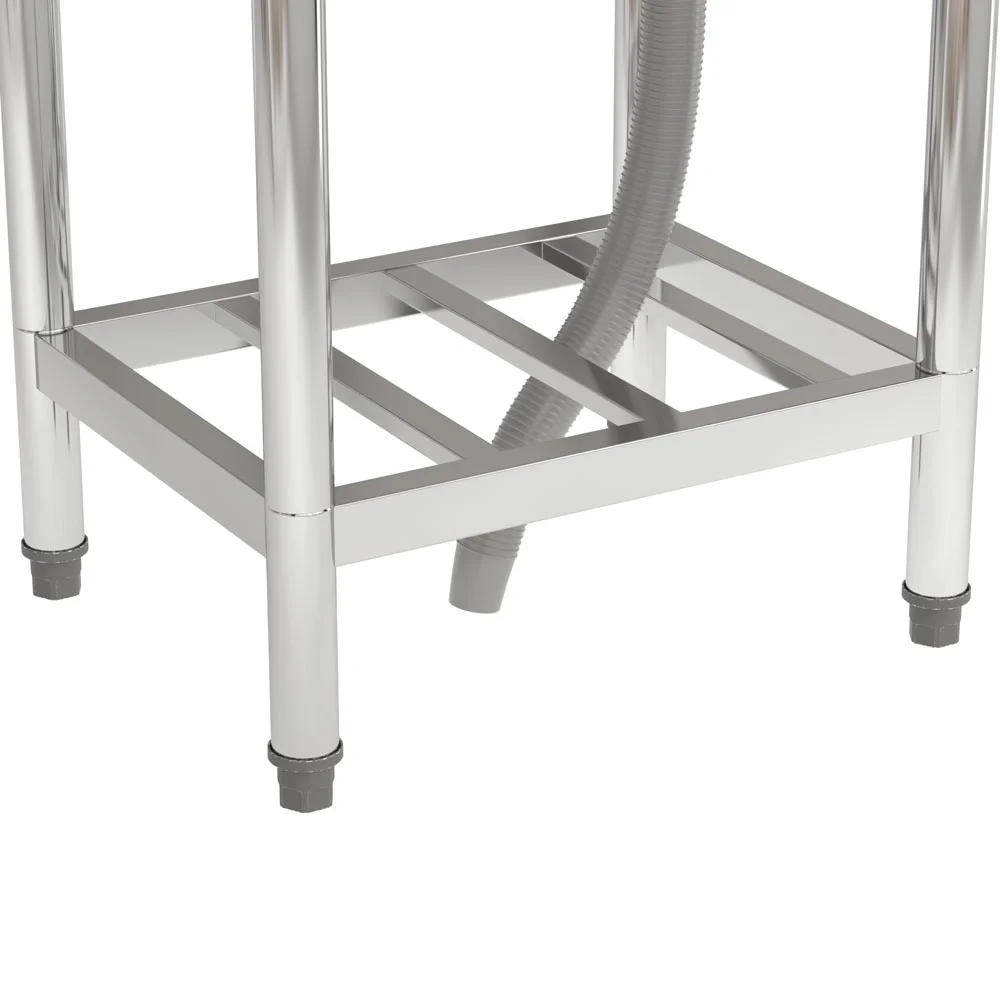 Nanyi Stainless Steel Utility Sink Free Standing Single Bowl Commercial Kitchen Sink