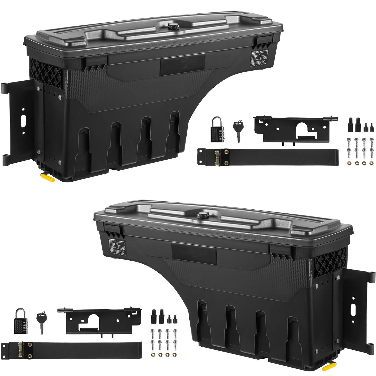 BENTISM Truck Bed Storage Tool Box Lockable for Tundra 2007-2021 Left and Right