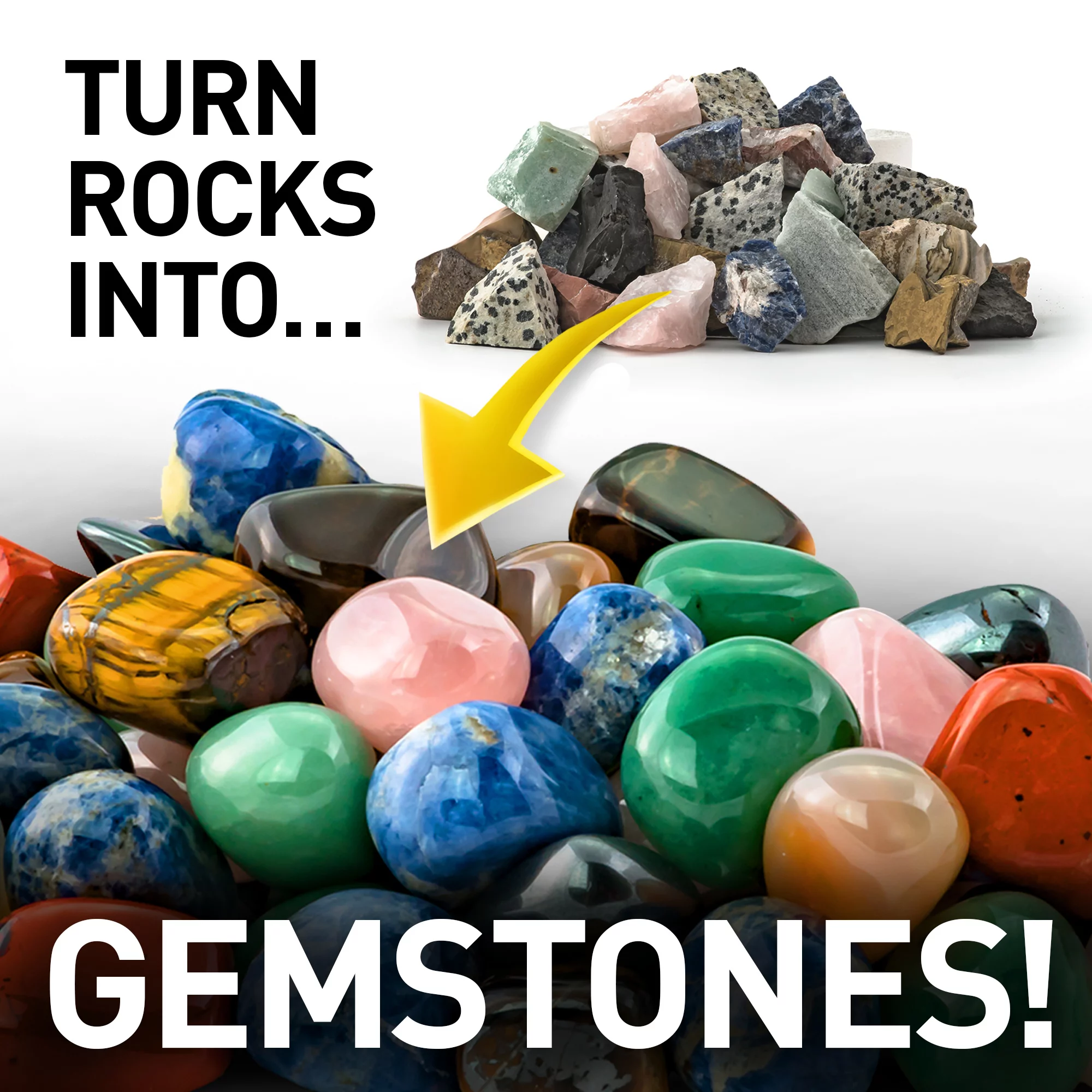 National Geographic Rock Tumbler-Create Polished Gemstones