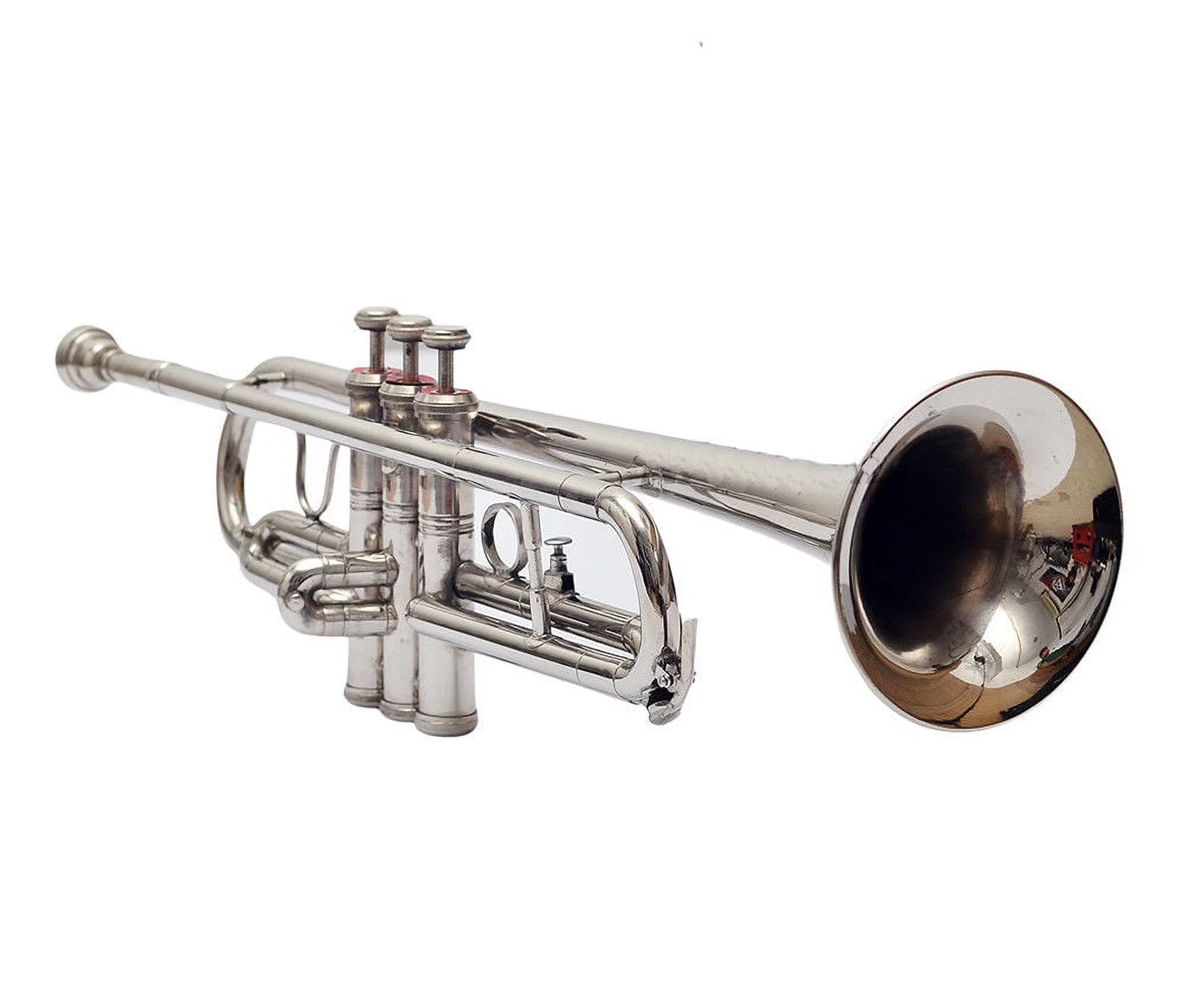 Trumpet Nickel Plating Bb Pitch With Hard Case Bag And Mouthpiece