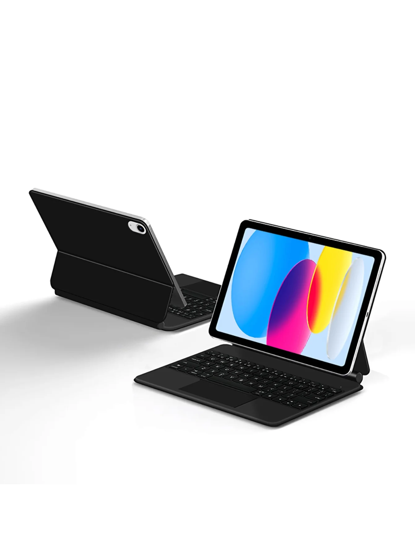 Backlight Magic Keyboard For iPad 10th Generation 10.9 inch 2022 2023 Smart Keyboards Case for ipad10 Cover Tablet Magnetic Trackpad Black