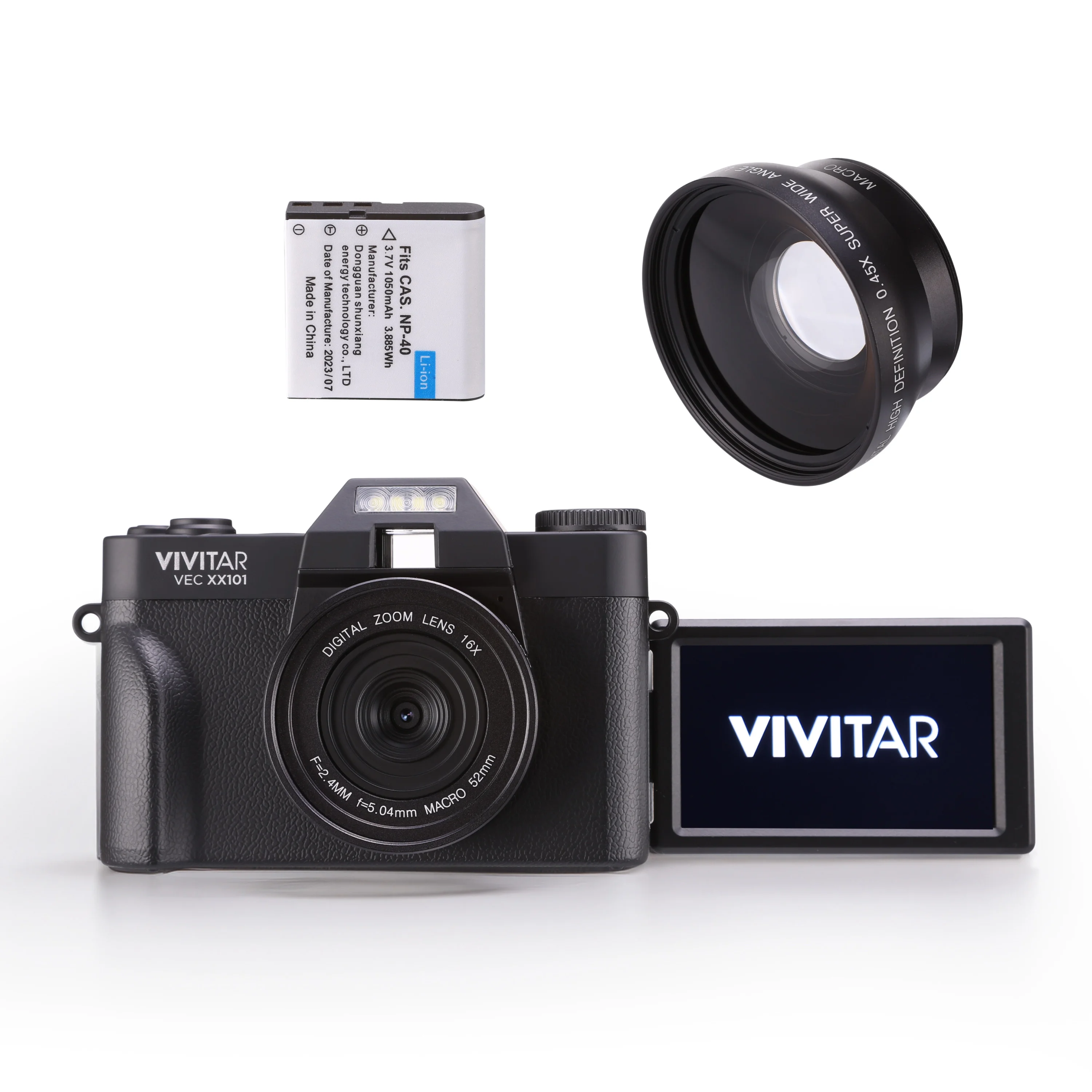 Vivitar 4K Digital Camera with 8x Digital Zoom and 3