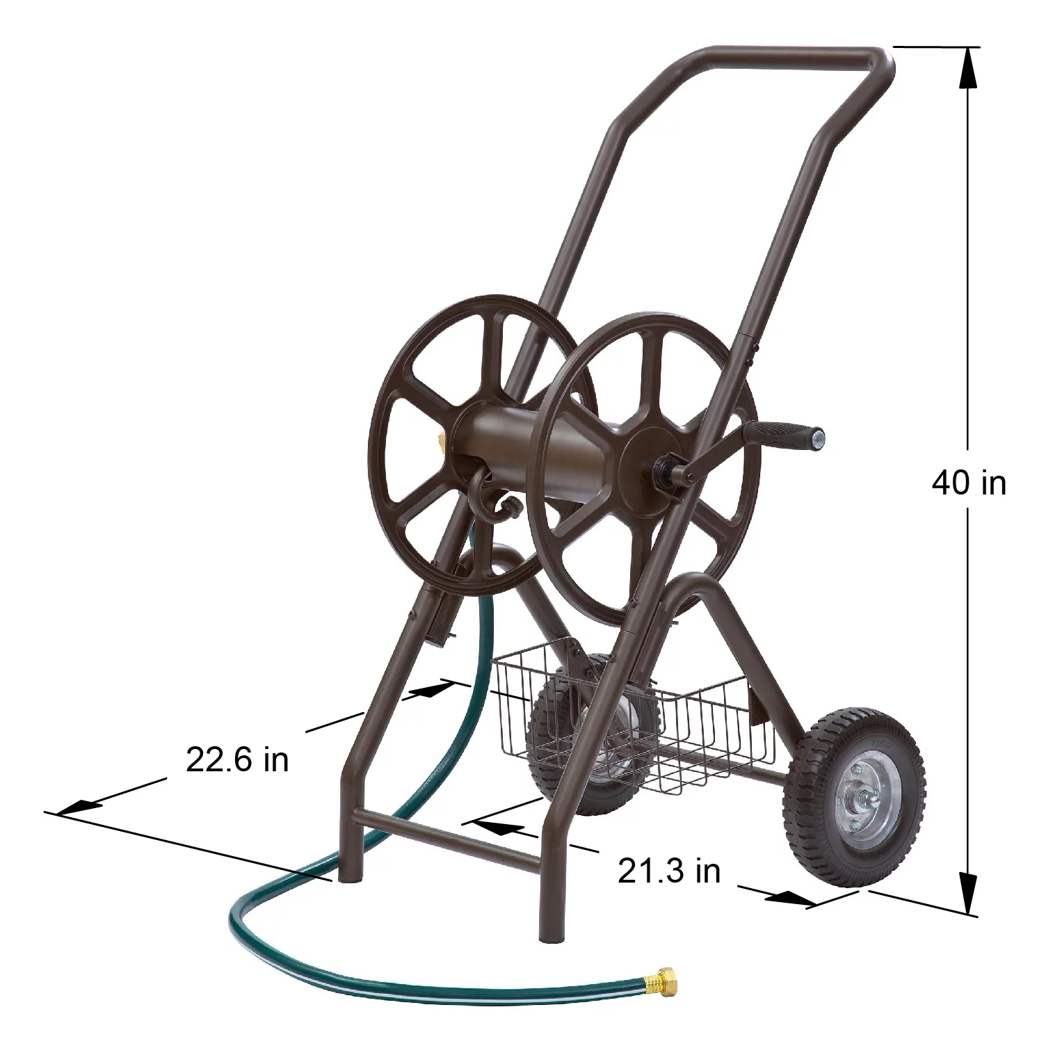 Liberty Garden 200' Two Wheel Hose Cart