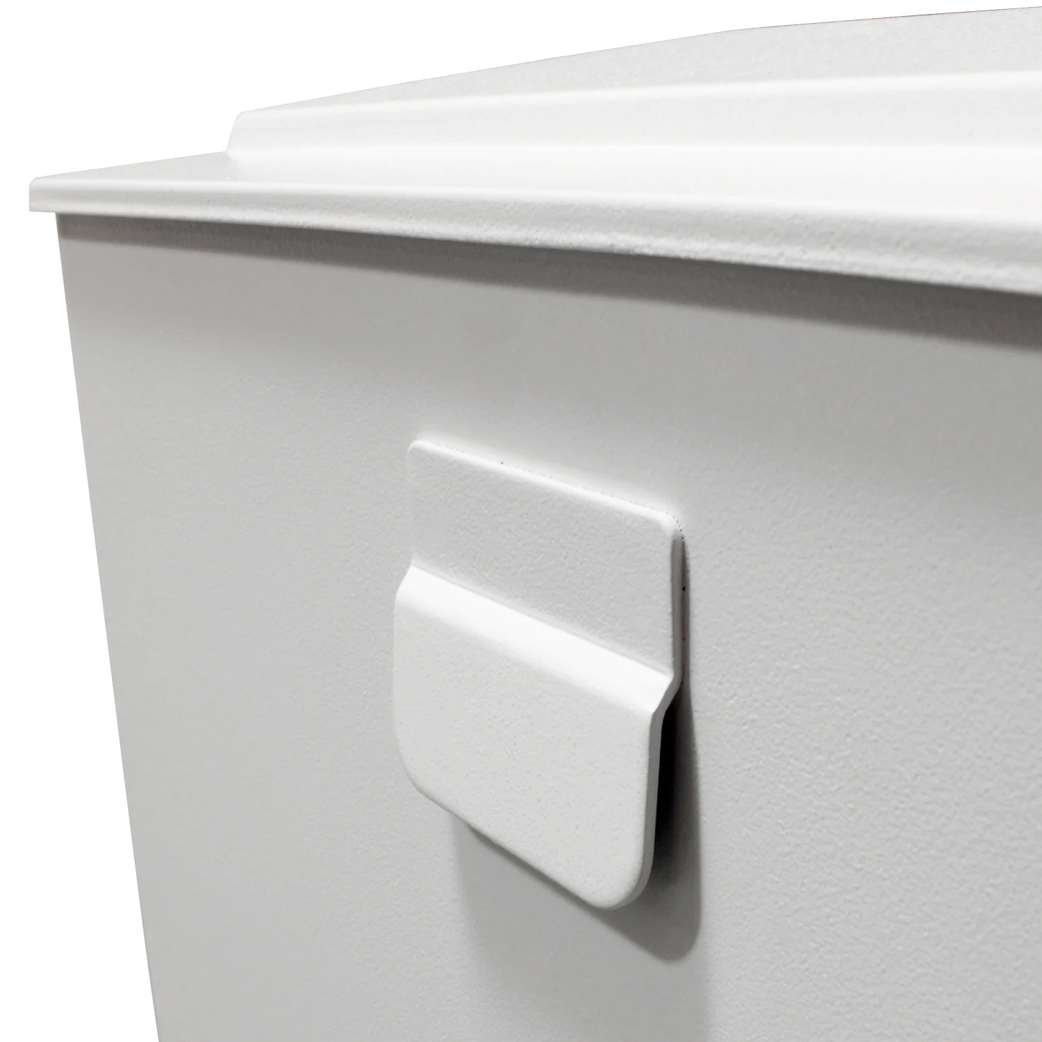 Mail Boss Townhouse Locking Security Mailbox, Cream White