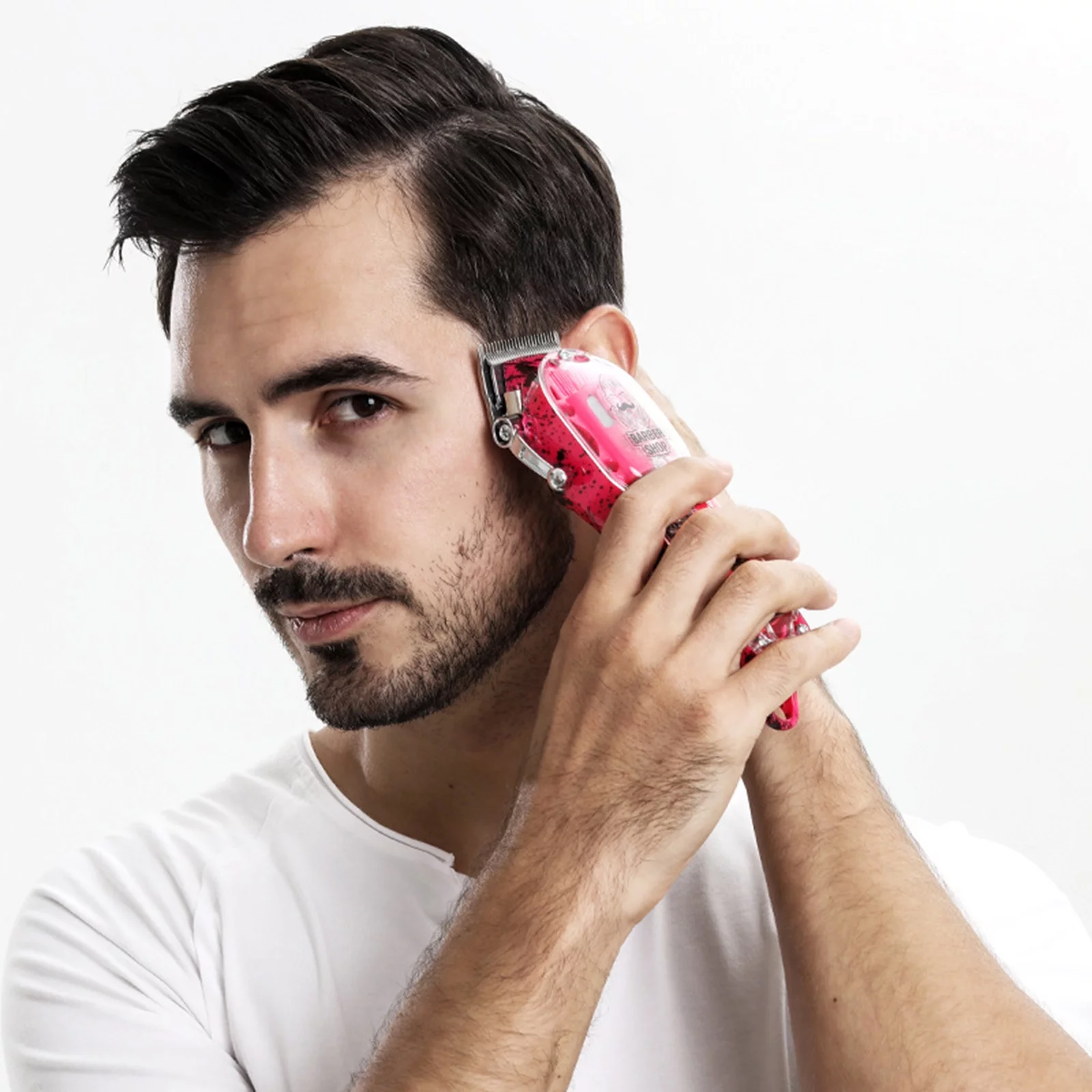 Walmeck Hair clippers,Haircut Cape Hair Kit 16 Combs Hair Clippers Kit Haircut Cape Clippers Hair Men's Combs Hair Kit Men's Haircut Kit Hair Comb Hair Kit Haircut Comb Salon Barbers