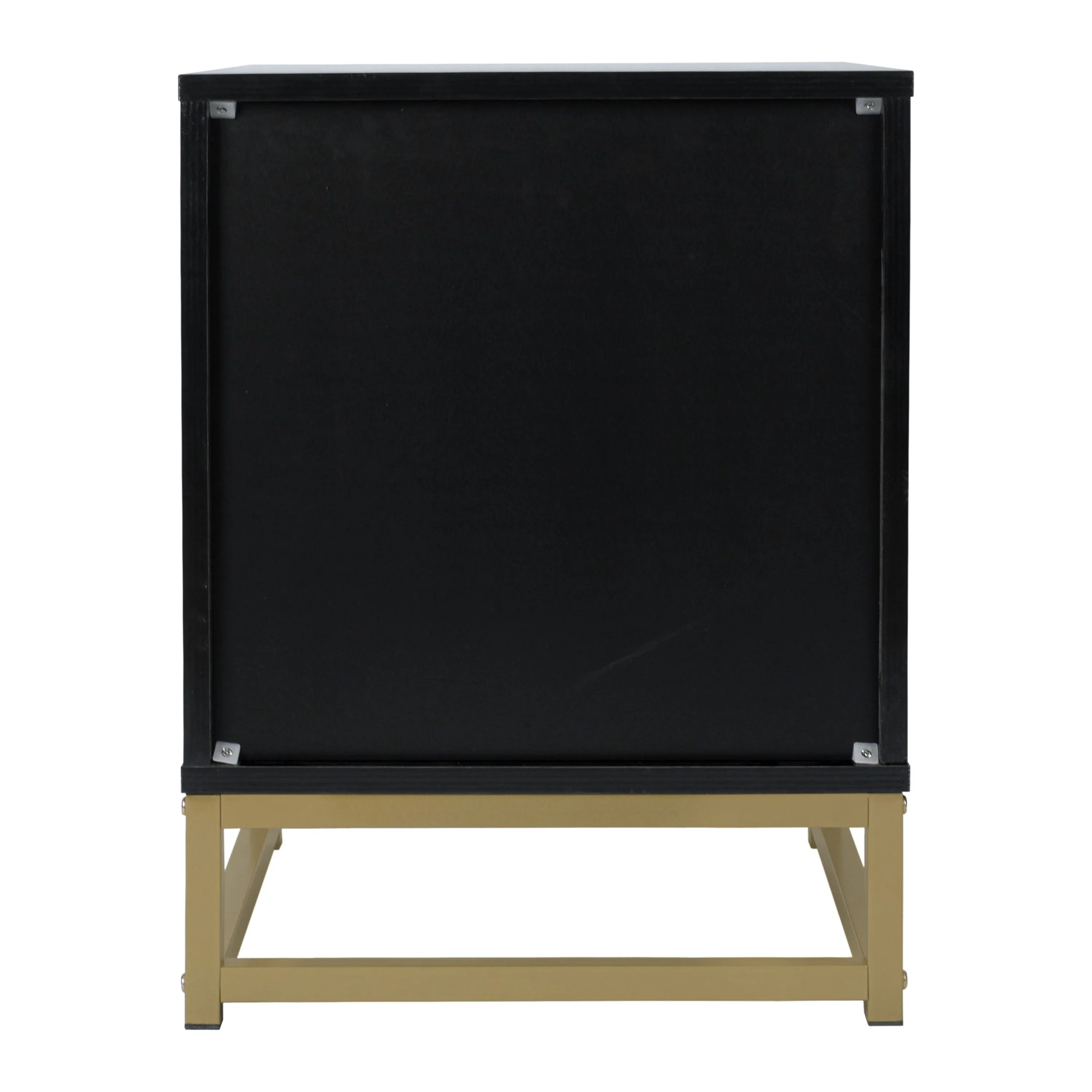 Allen 2 Drawer Nightstand - Black