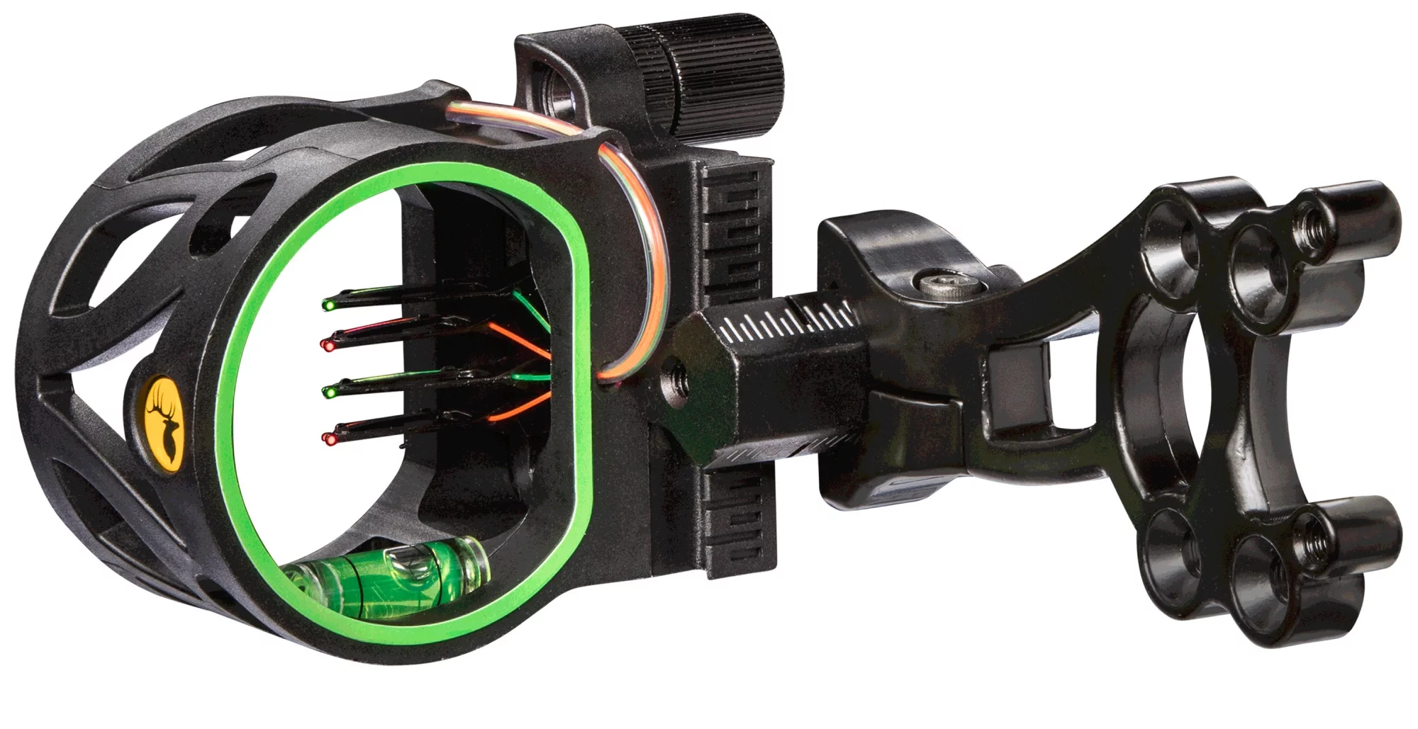 Trophy Ridge Joker 4-Pin Sight with Reversible Mount Design for Right- and Left-Hand Bow