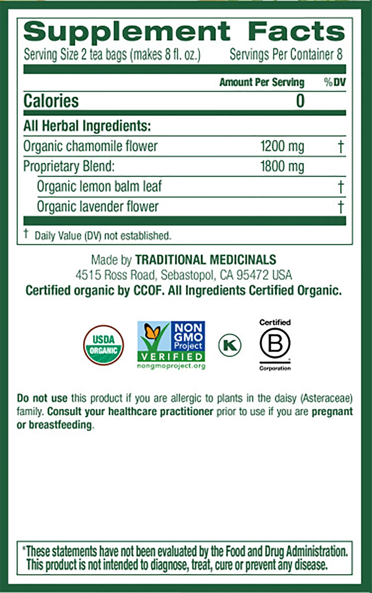 Traditional Medicinals Relaxation Tea Variety Pack (3 ct)