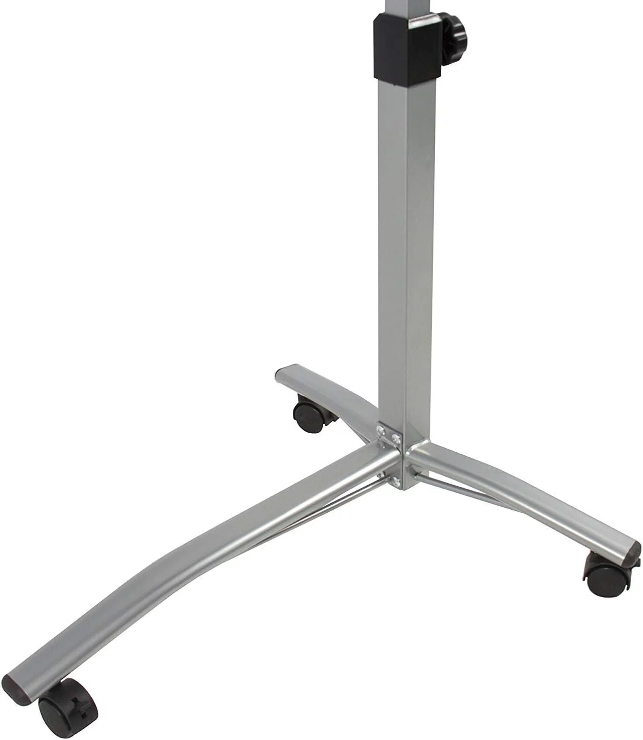& Height Adjustable Rolling Laptop Desk Cart Over Bed Hospital Table Stand