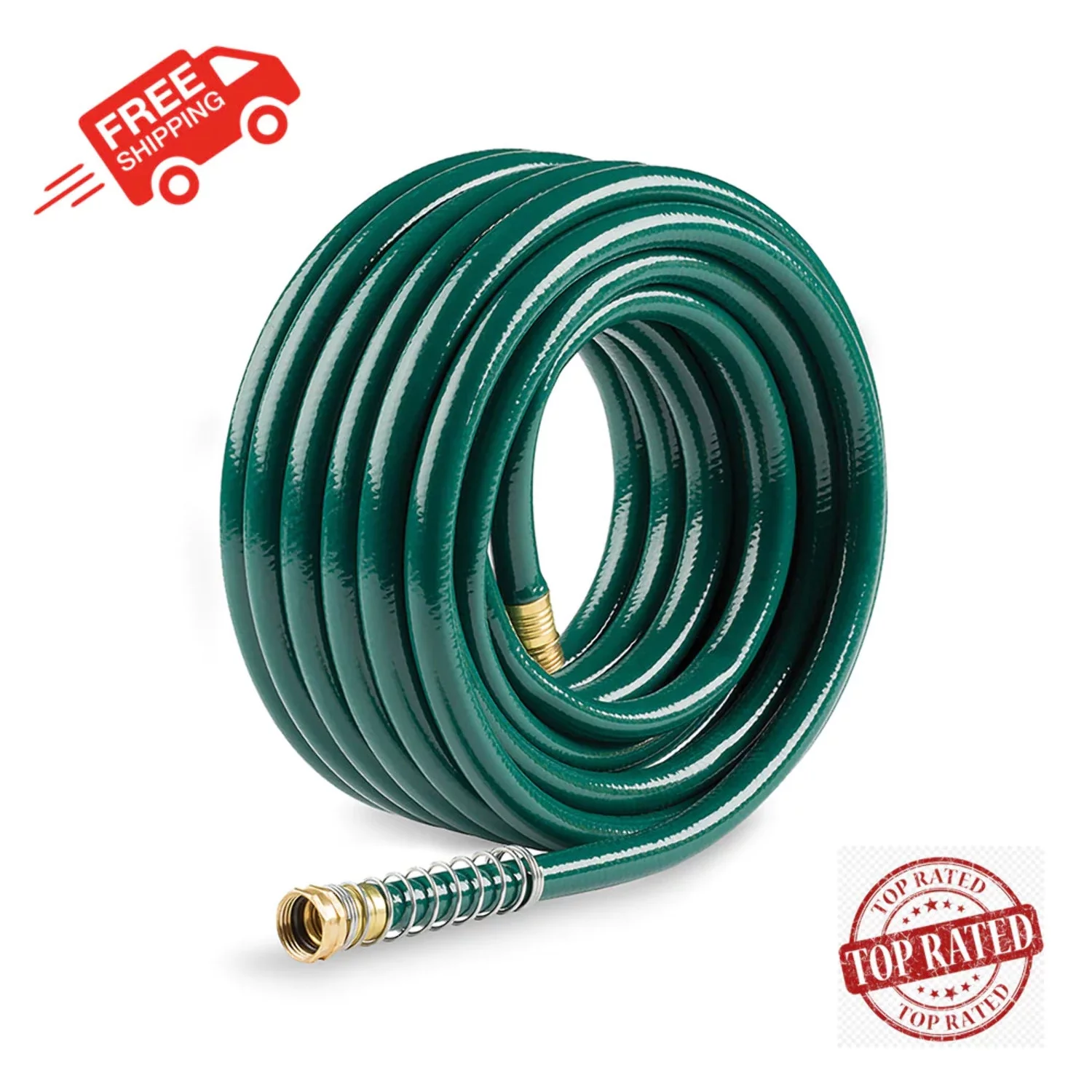 5/8 In. X 50 ft Heavy Duty Garden Hose All Purpose Without Kinking