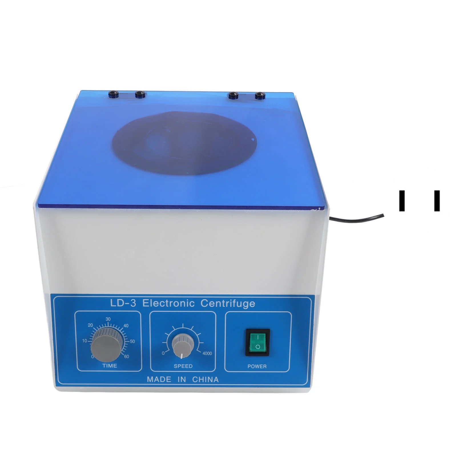 Qulable Electric Lab Benchtop Centrifuge 4000r/min 2770xg Laboratory Centrifuge Machine with Timing and Speed Control US Plug 110V