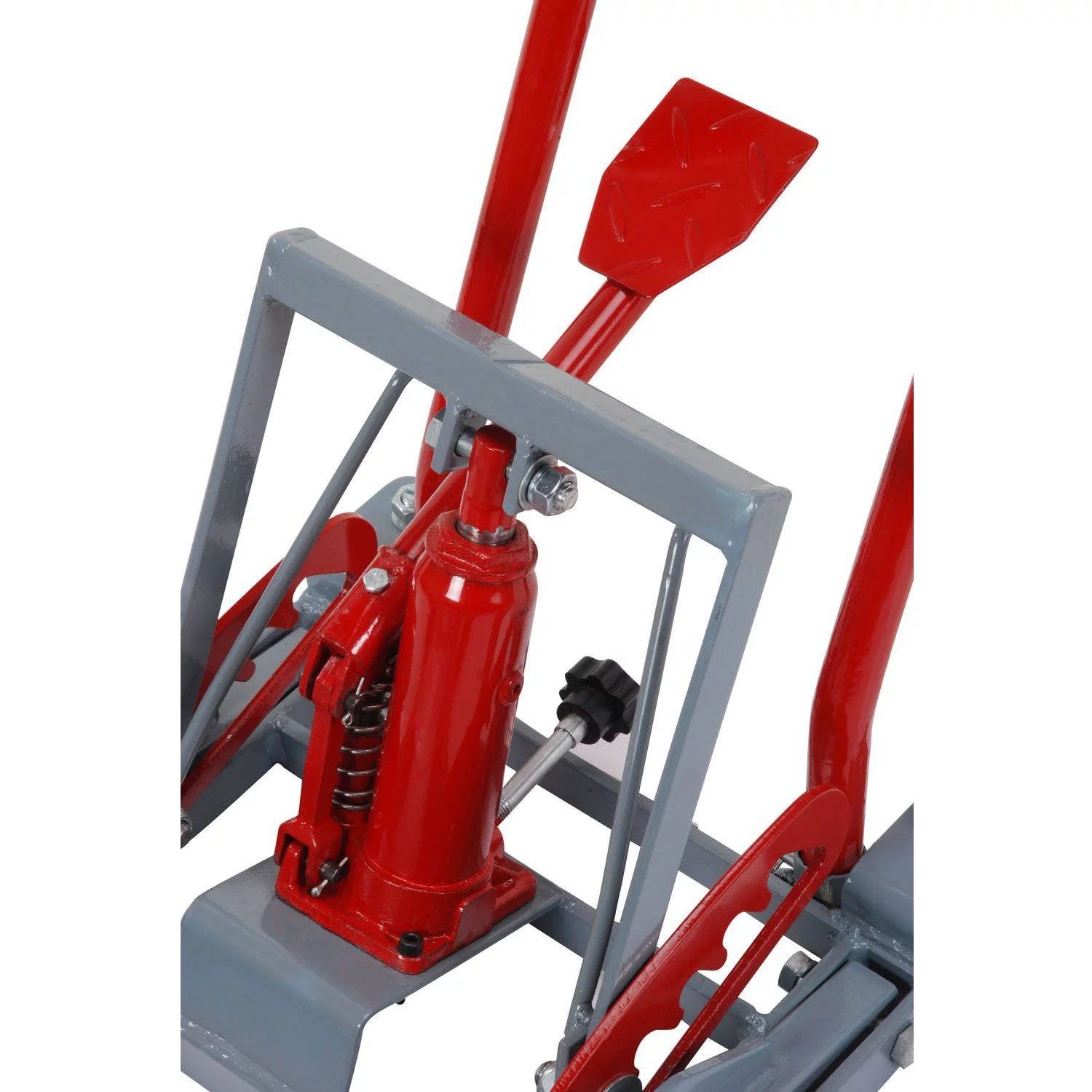 Pro-Lift T-5350B Red/Grey Lawn Mower Lift, 350 lb. Load Capacity