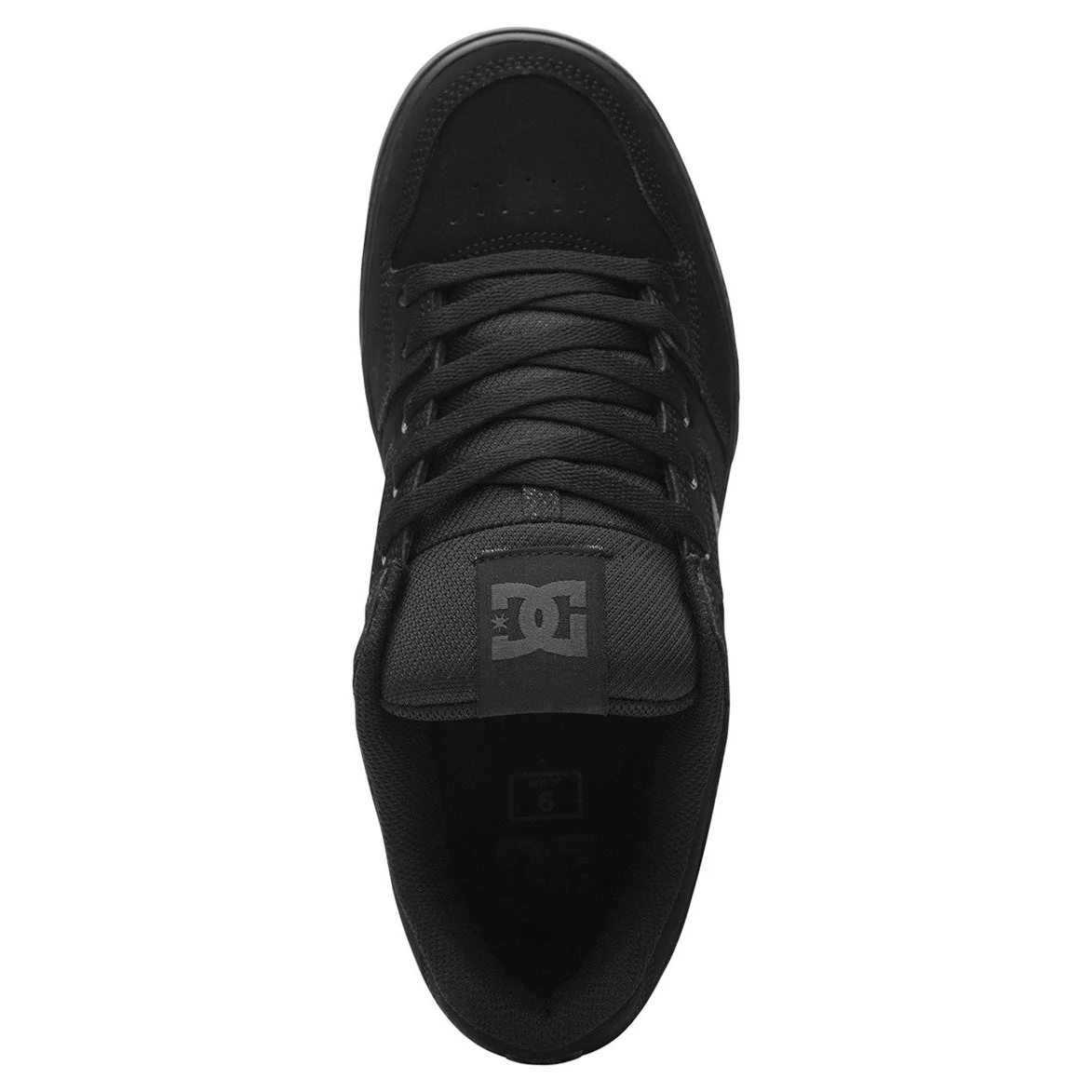 Dc Men's Pure Black / Pirate Ankle-High Leather Sneaker - 12M