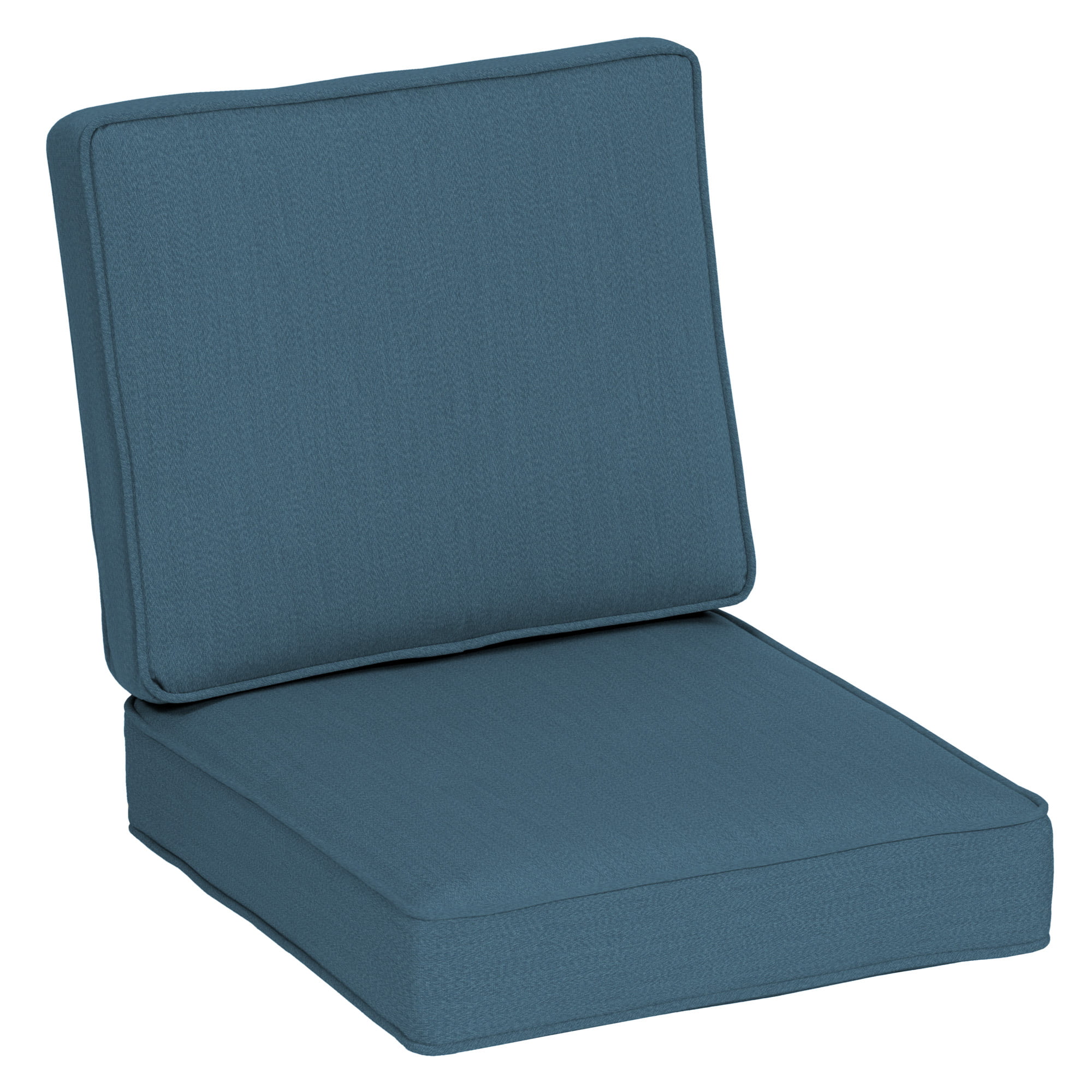 Arden Selections Oasis 24 x 22 in. Firm Deep Seat Cushion Set - Chambray Blue